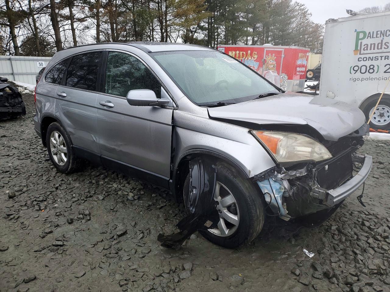 2008 Honda Cr-v Exl Silver vin: JHLRE48748C035901