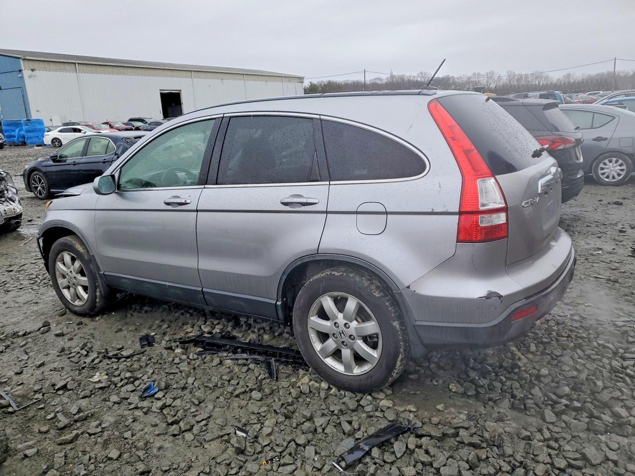 2008 Honda Cr-v Exl Silver vin: JHLRE48748C035901