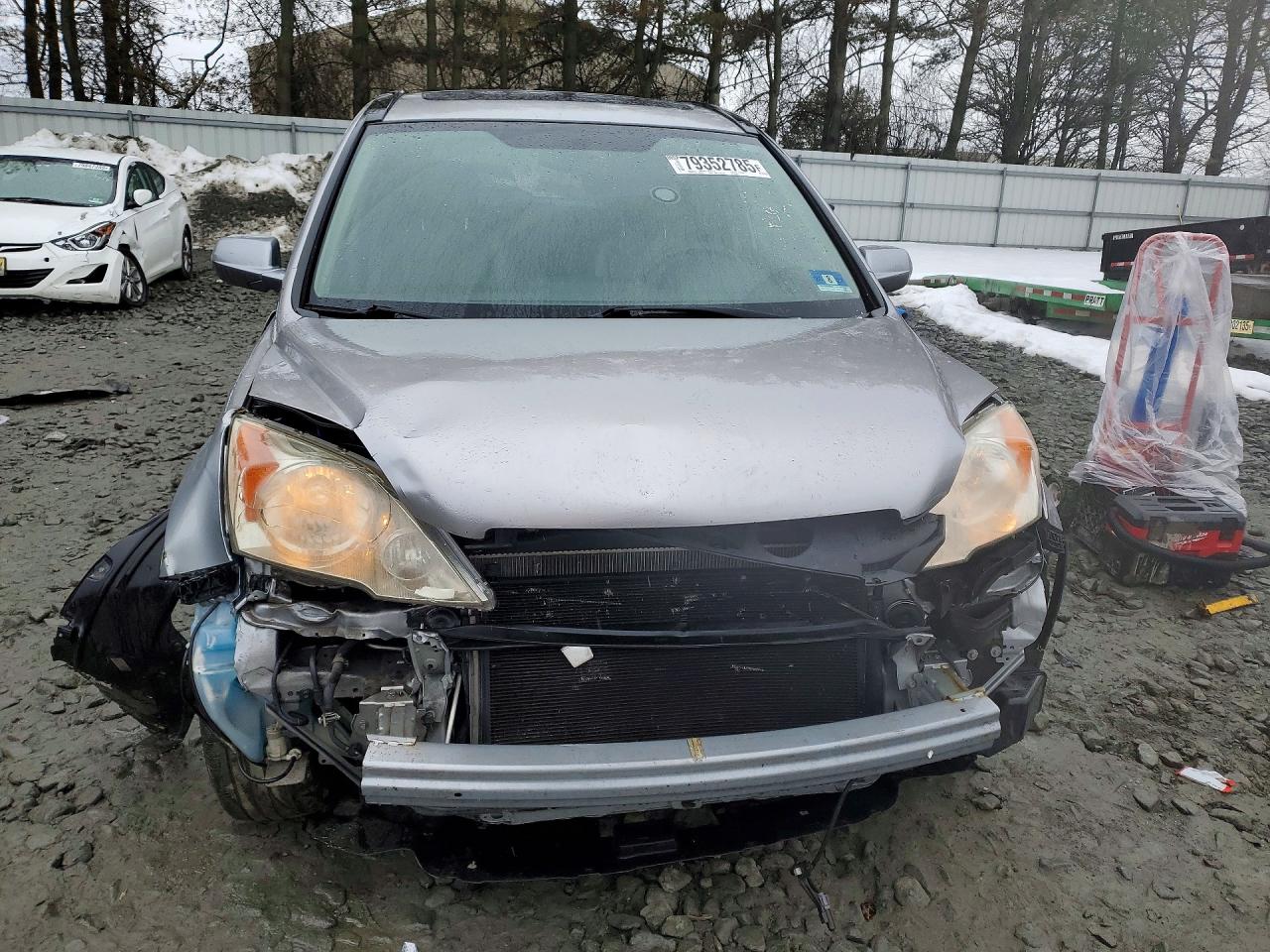 2008 Honda Cr-v Exl Silver vin: JHLRE48748C035901