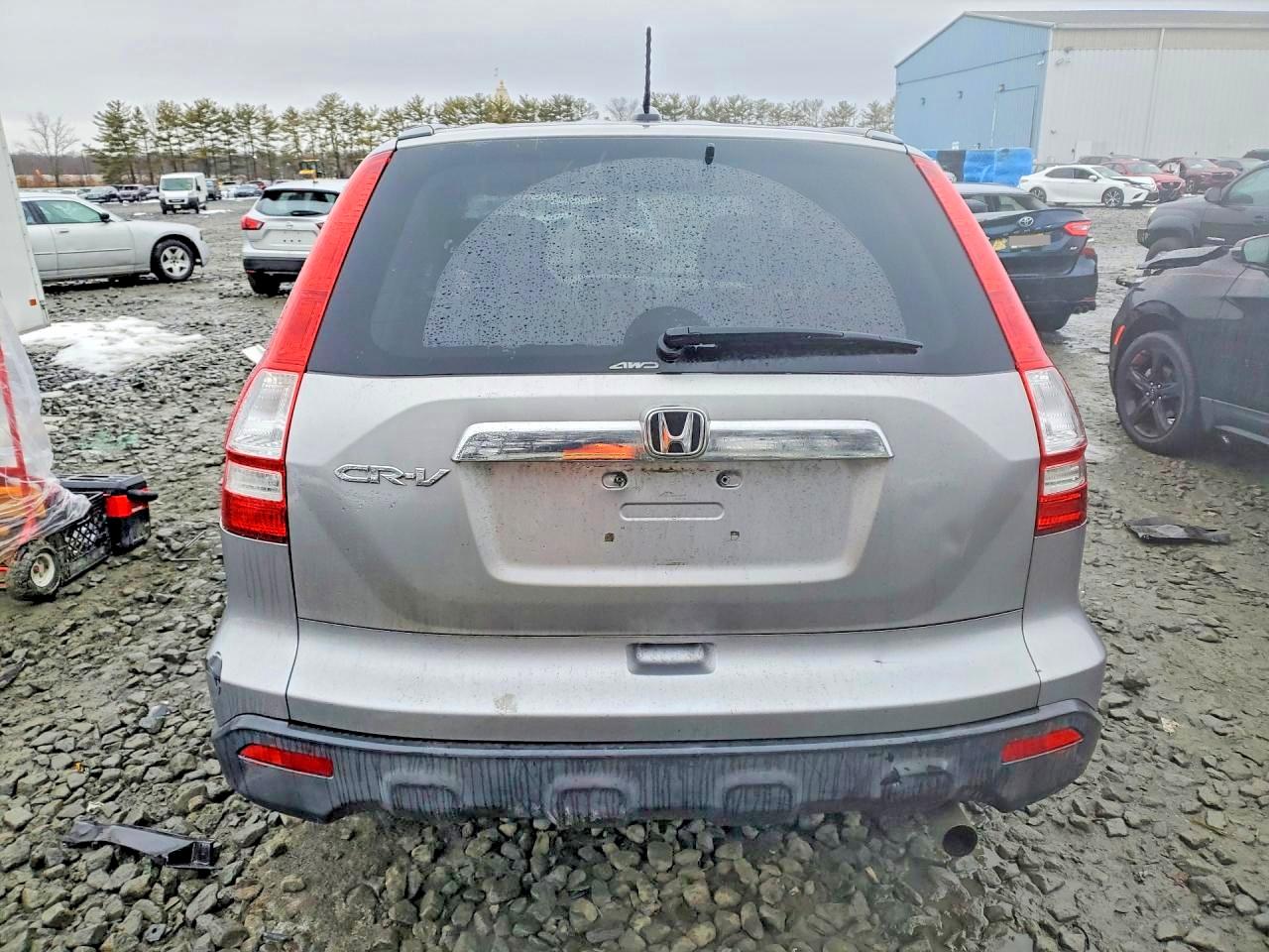 2008 Honda Cr-v Exl Silver vin: JHLRE48748C035901