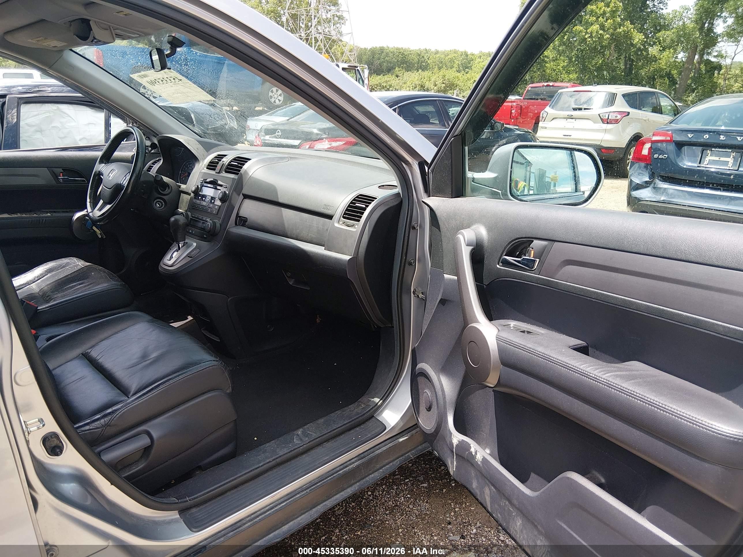 2008 Honda Cr-v Ex-l Silver vin: JHLRE48748C042220