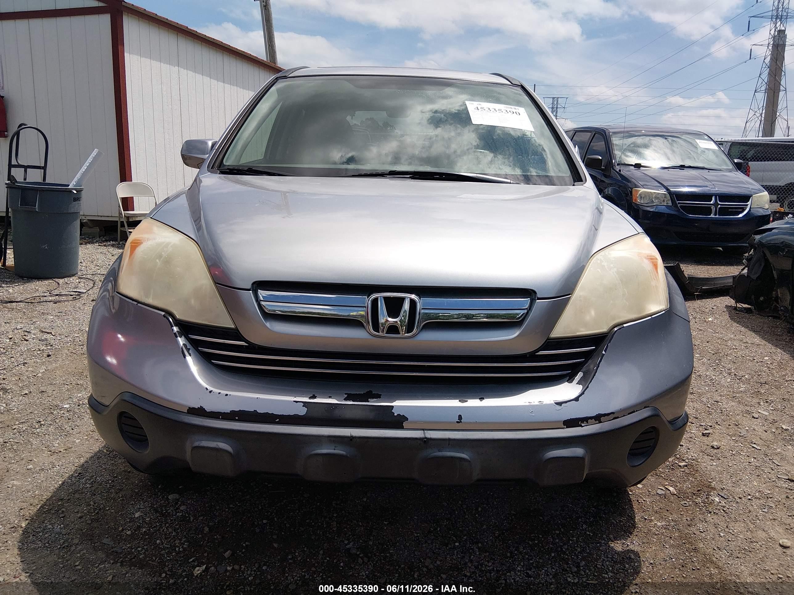 2008 Honda Cr-v Ex-l Silver vin: JHLRE48748C042220