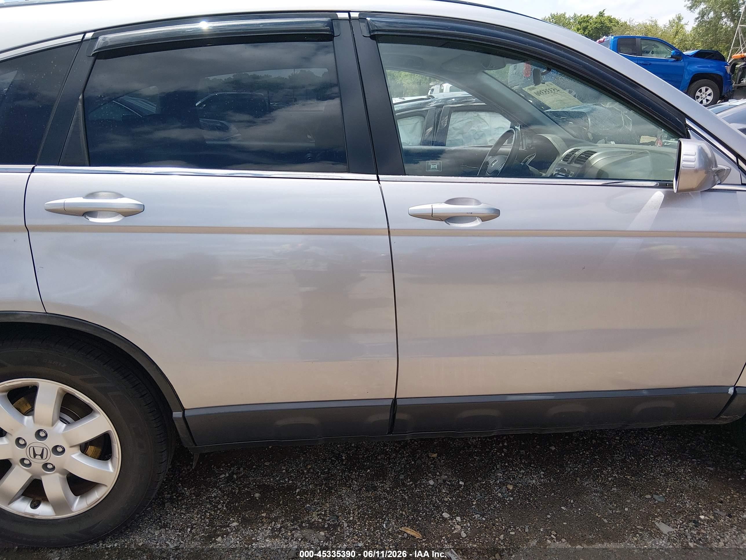 2008 Honda Cr-v Ex-l Silver vin: JHLRE48748C042220