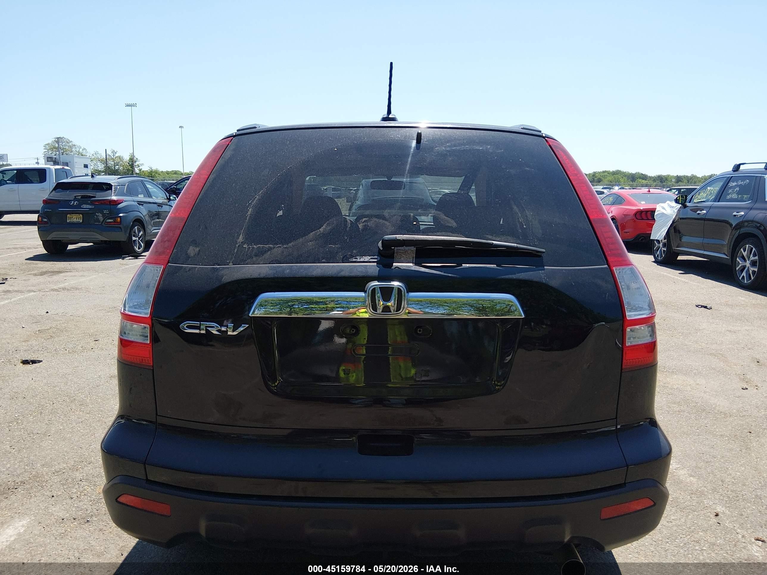 2008 Honda Cr-v Ex-l Black vin: JHLRE48748C055453