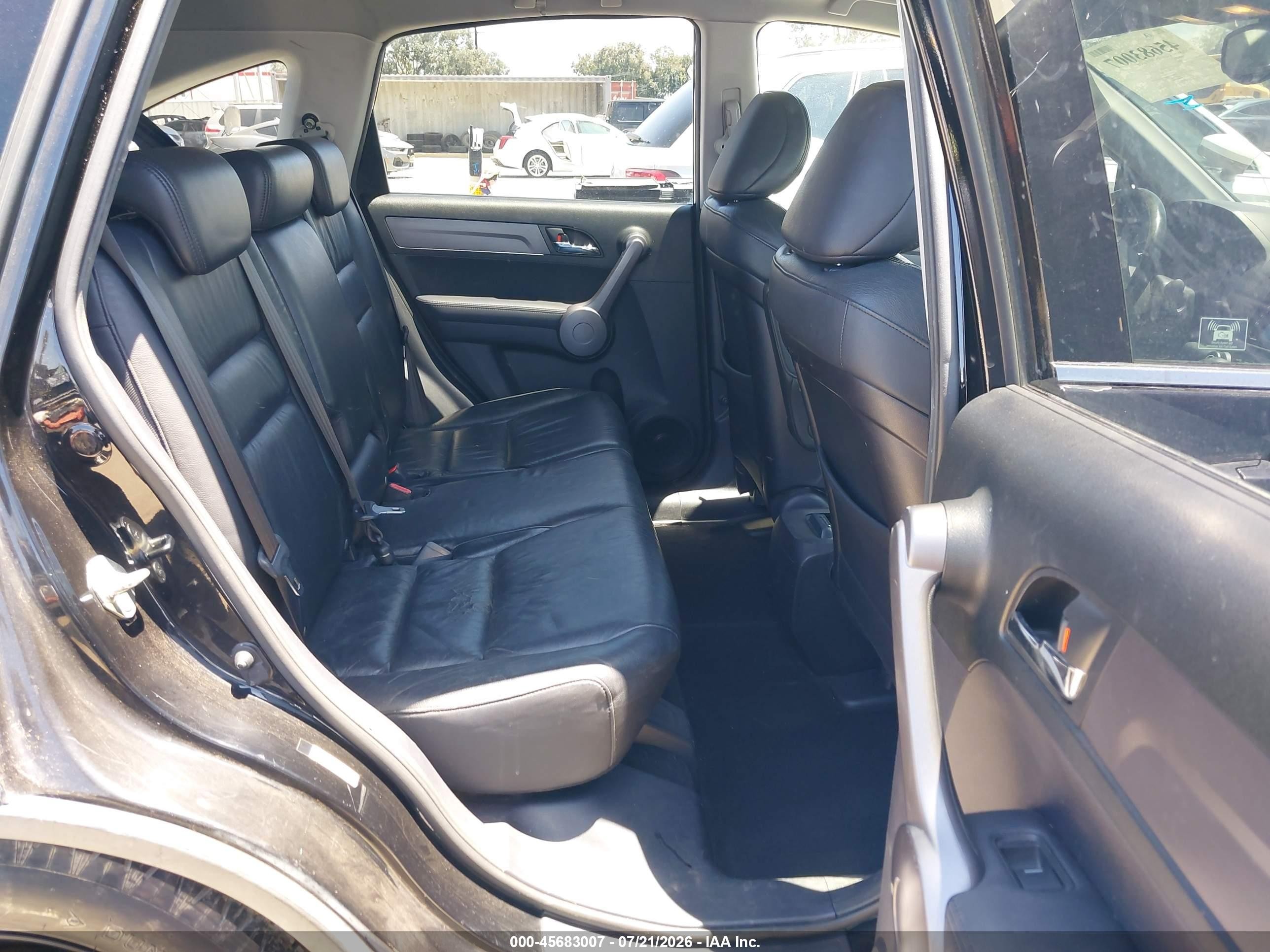 2008 Honda Cr-v Ex-l Black vin: JHLRE48748C059390