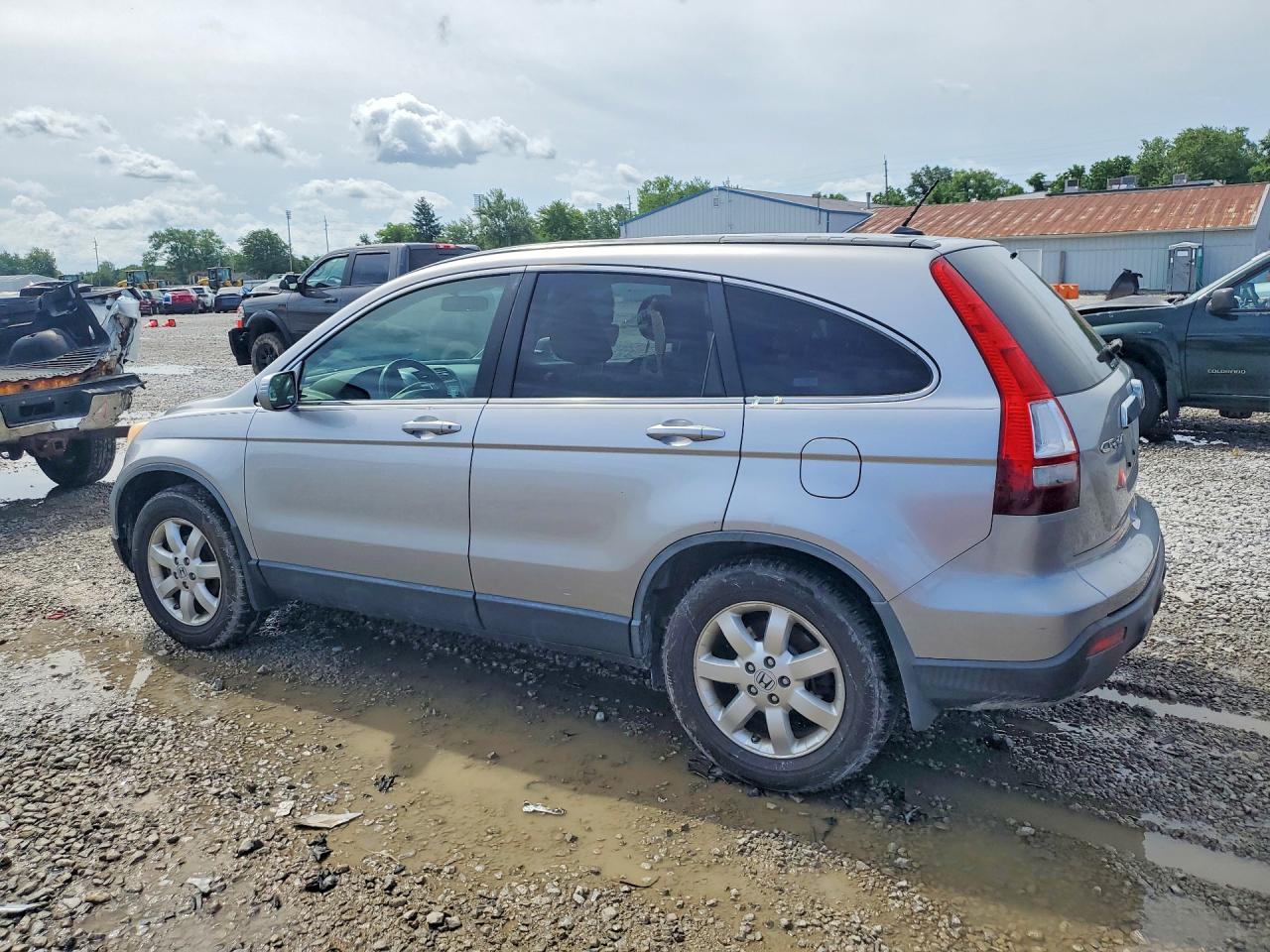 2008 Honda Cr-v Exl Silver vin: JHLRE48748C075508
