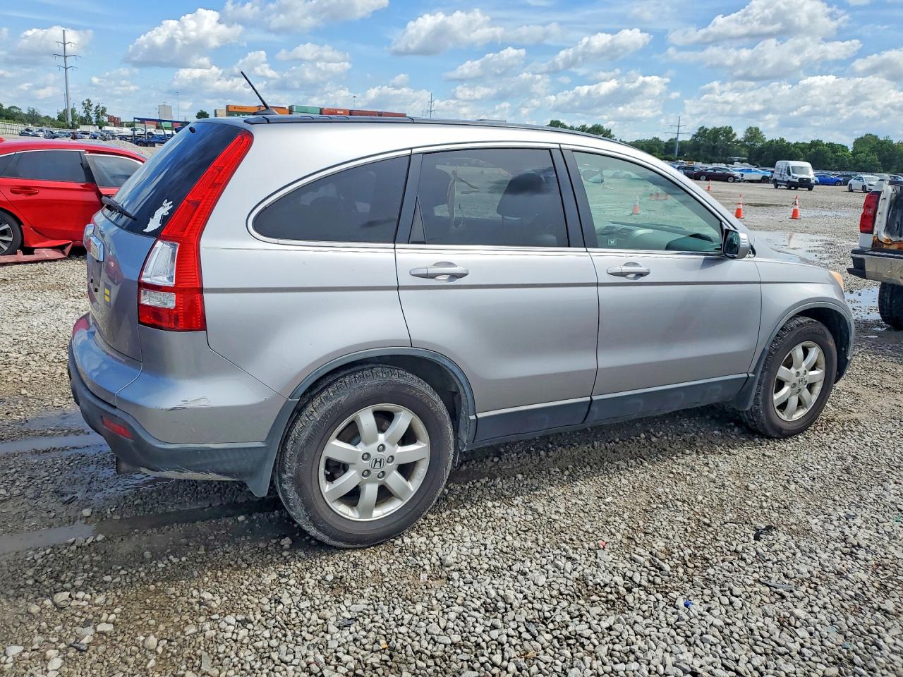 2008 Honda Cr-v Exl Silver vin: JHLRE48748C075508
