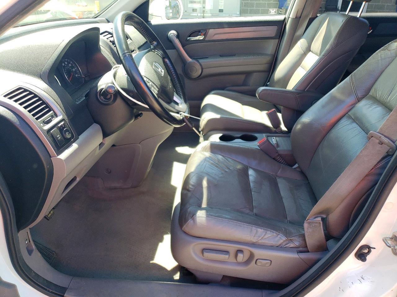 2009 Honda Cr-v Exl White vin: JHLRE48749C001944