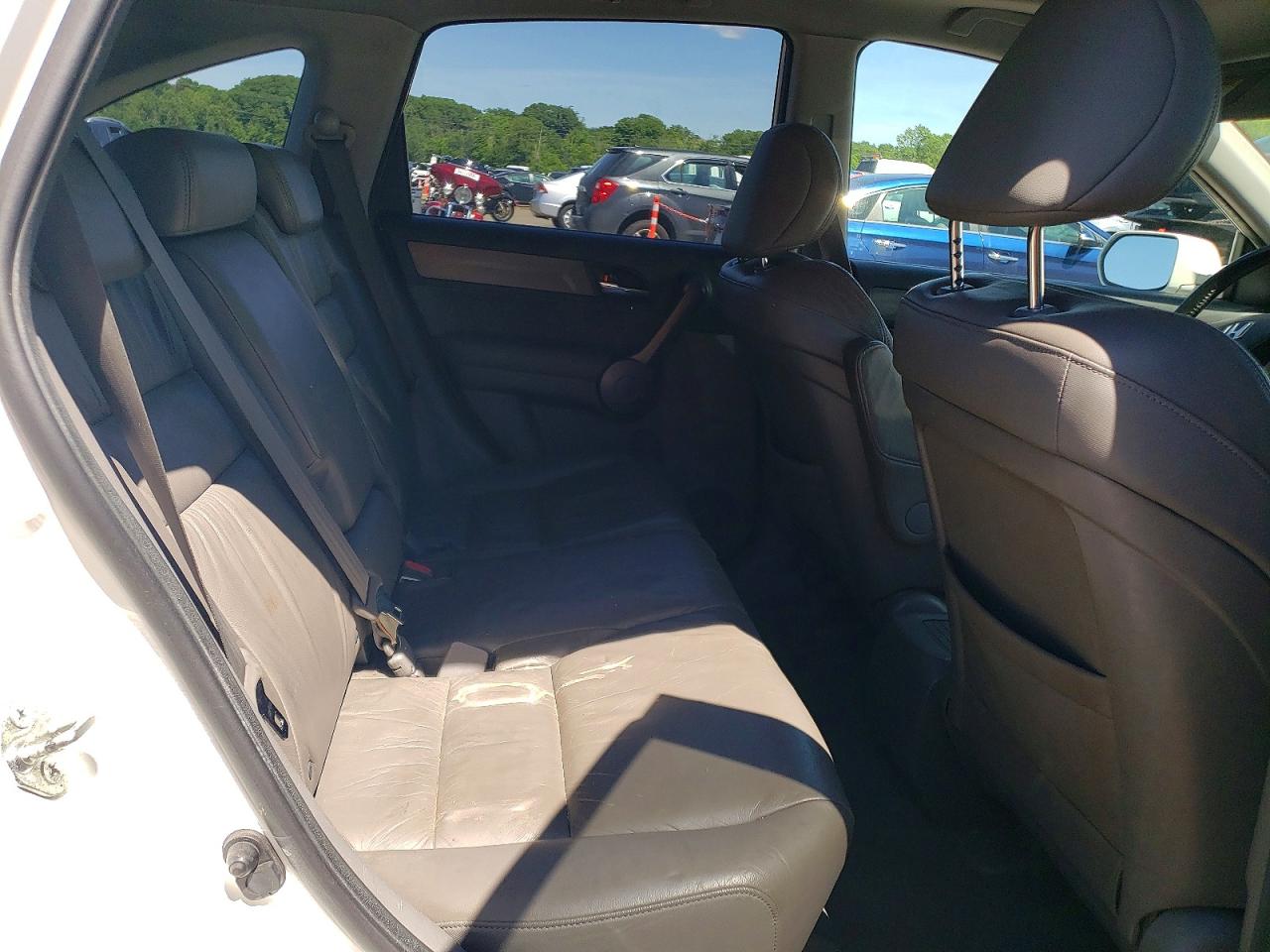2009 Honda Cr-v Exl White vin: JHLRE48749C001944