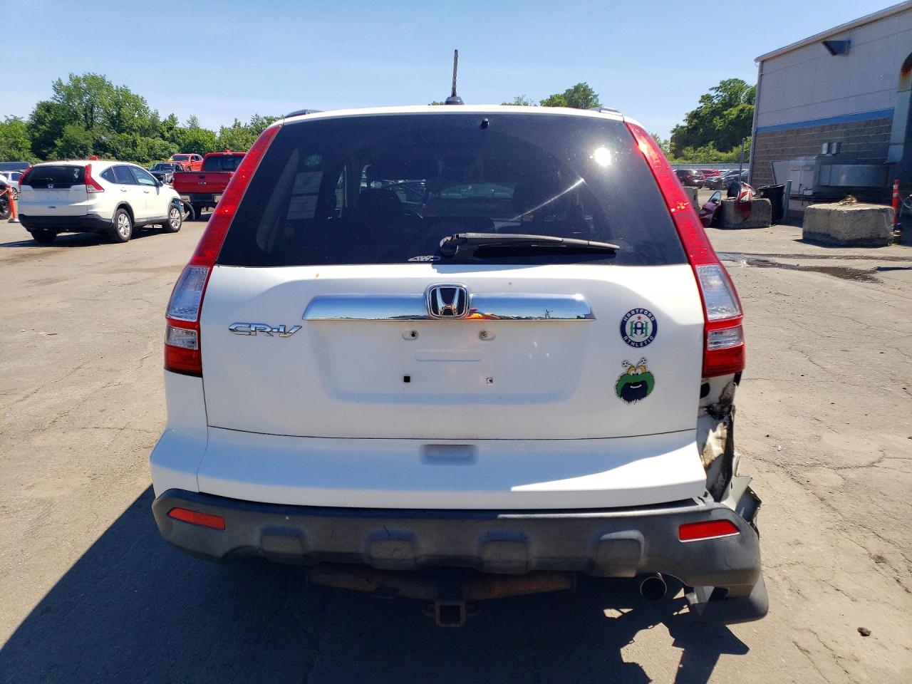 2009 Honda Cr-v Exl White vin: JHLRE48749C001944