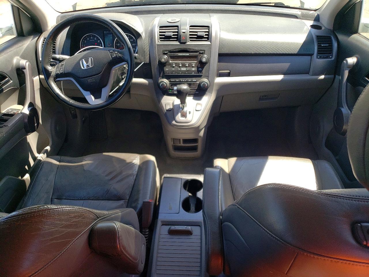 2009 Honda Cr-v Exl White vin: JHLRE48749C001944