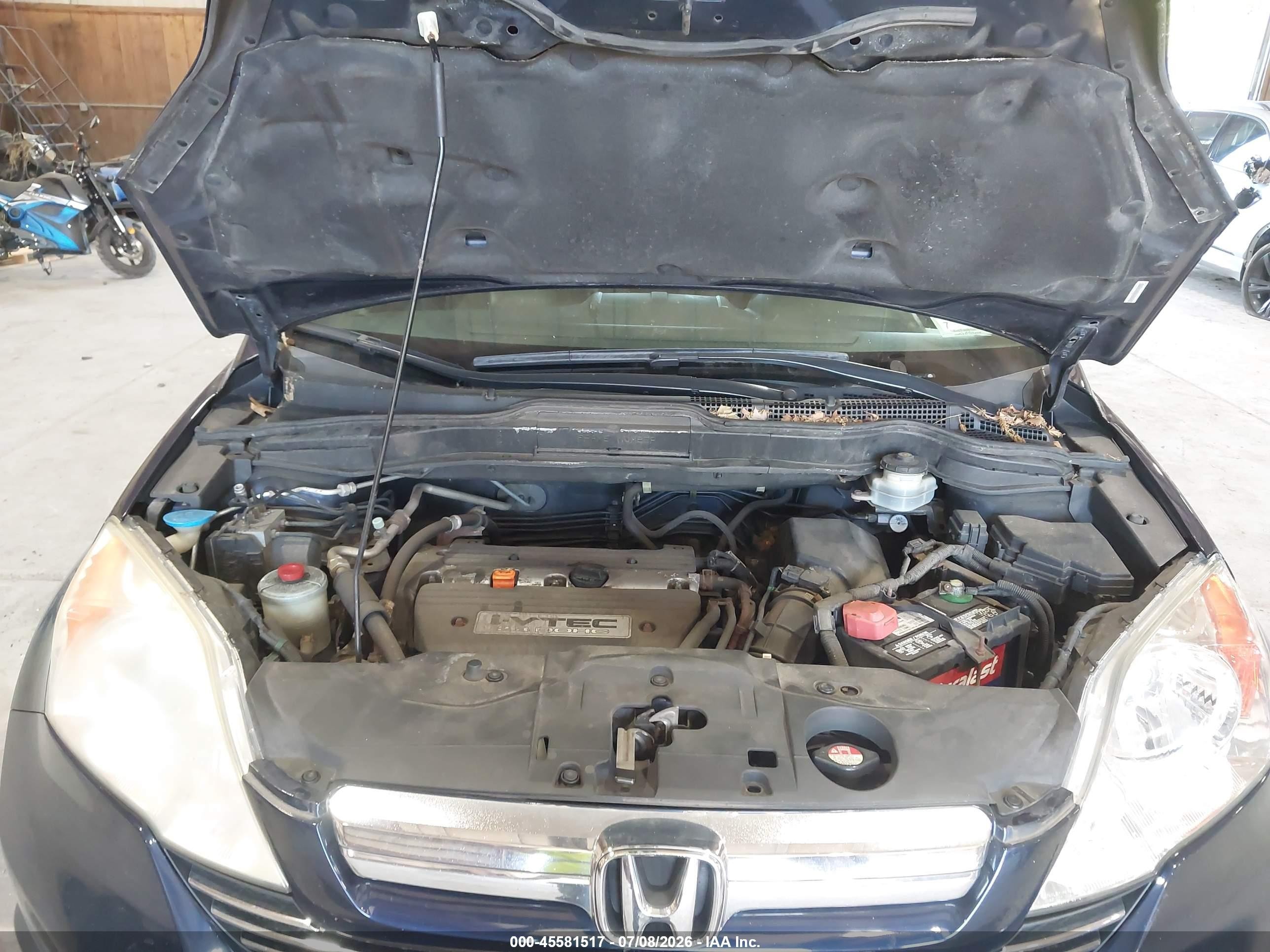 2009 Honda Cr-v Ex-l Dark Blue vin: JHLRE48749C008375