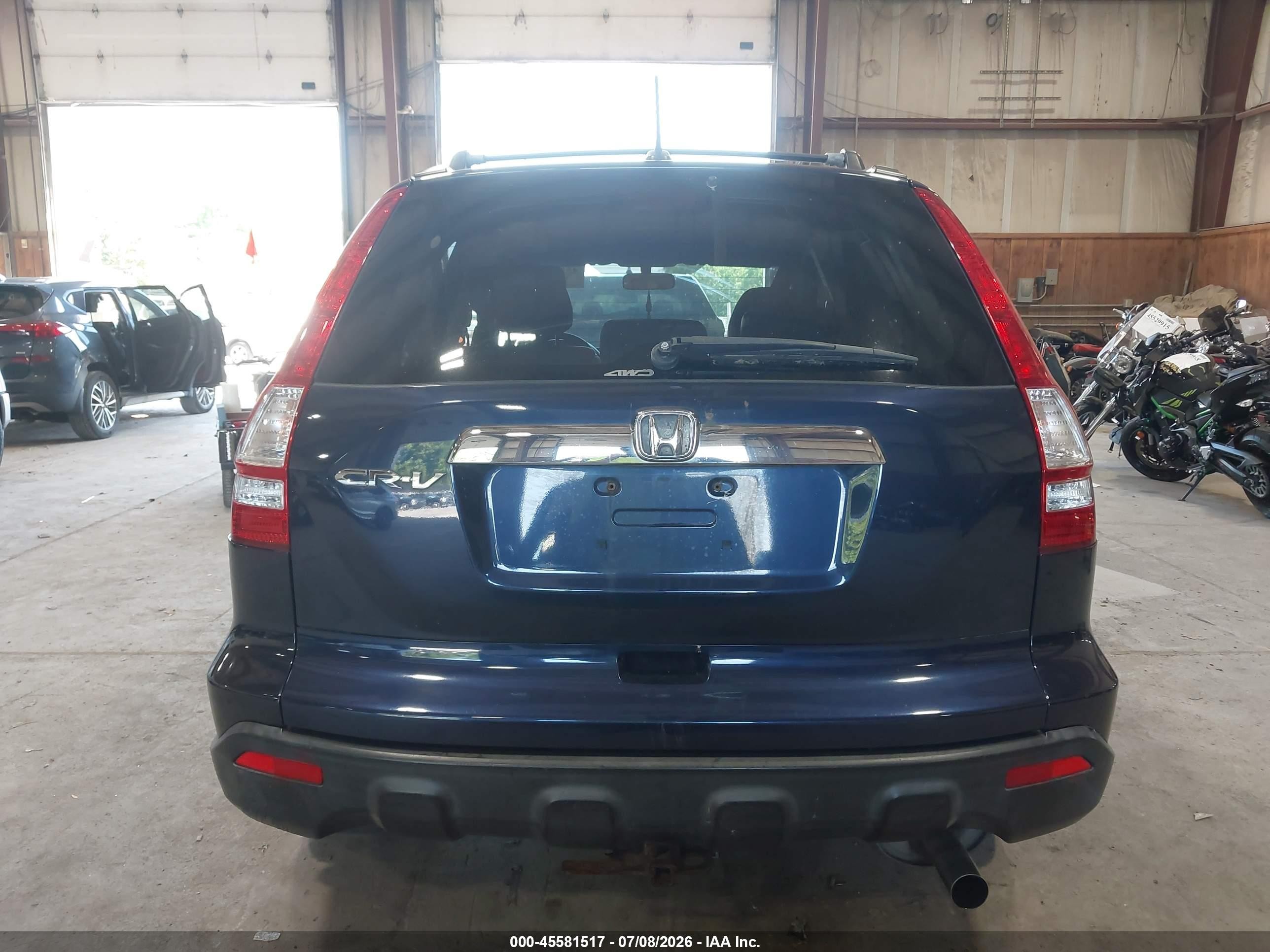 2009 Honda Cr-v Ex-l Dark Blue vin: JHLRE48749C008375