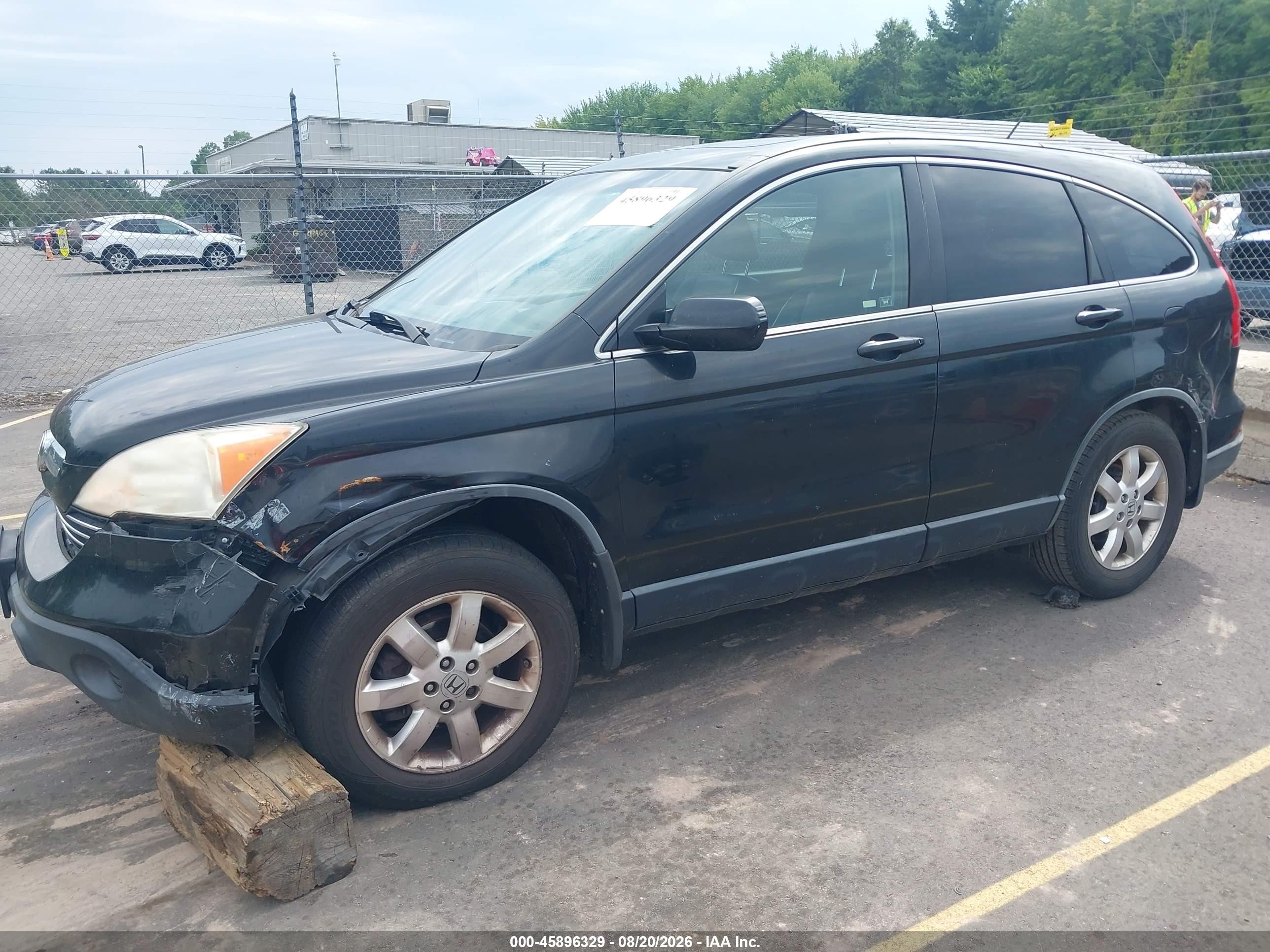 2009 Honda Cr-v Ex-l Black vin: JHLRE48749C011292