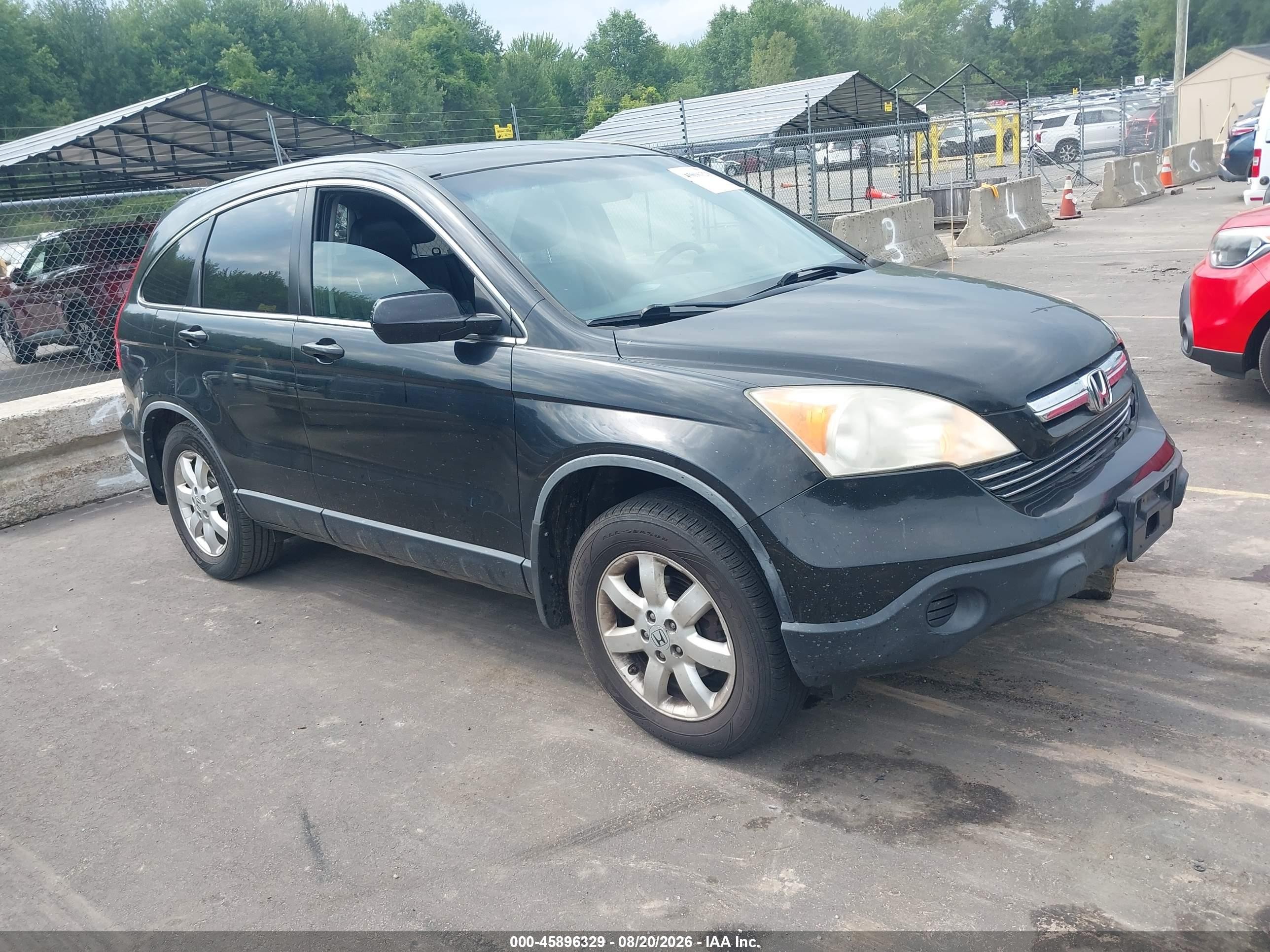 2009 Honda Cr-v Ex-l Black vin: JHLRE48749C011292