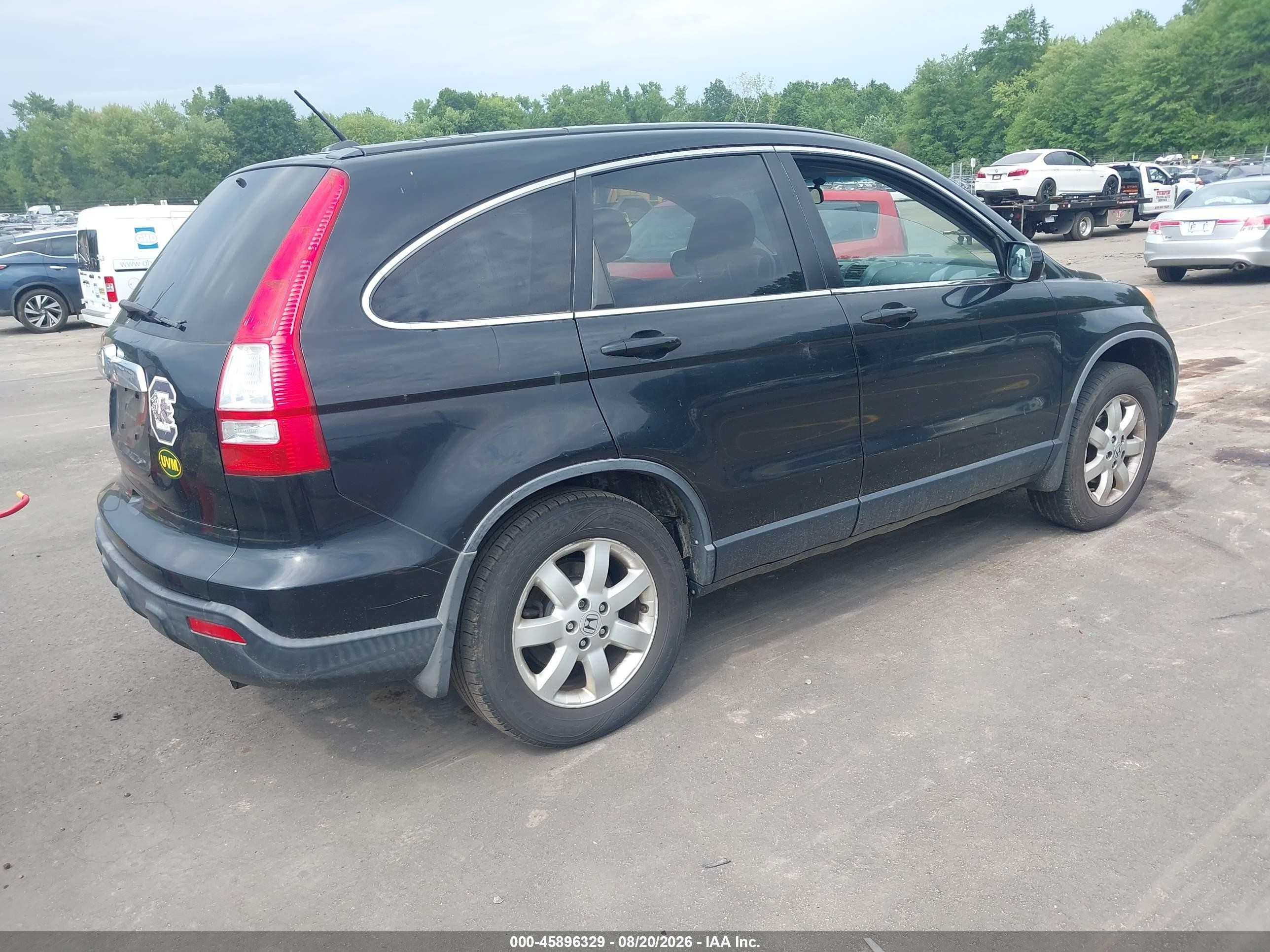 2009 Honda Cr-v Ex-l Black vin: JHLRE48749C011292