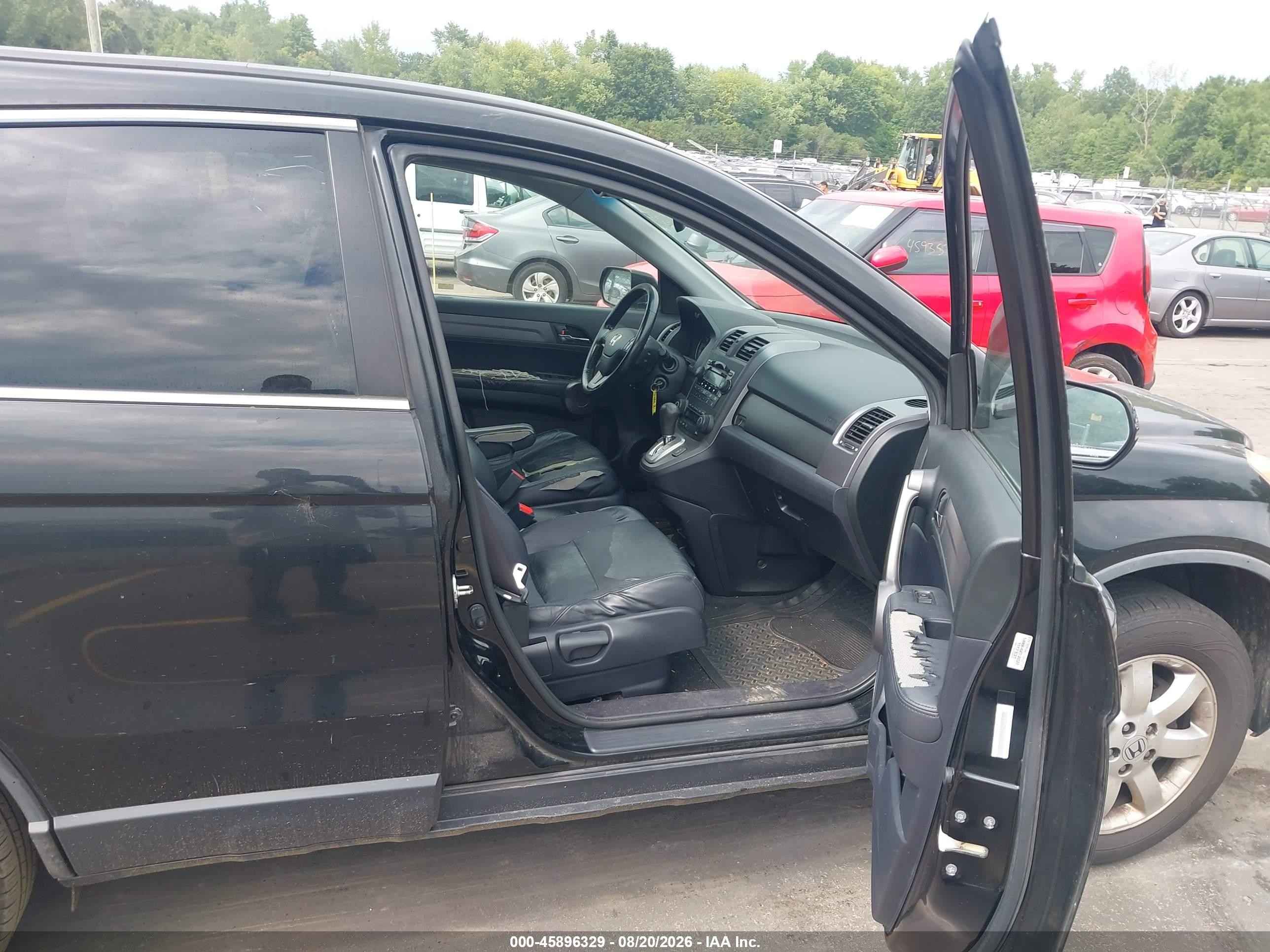 2009 Honda Cr-v Ex-l Black vin: JHLRE48749C011292