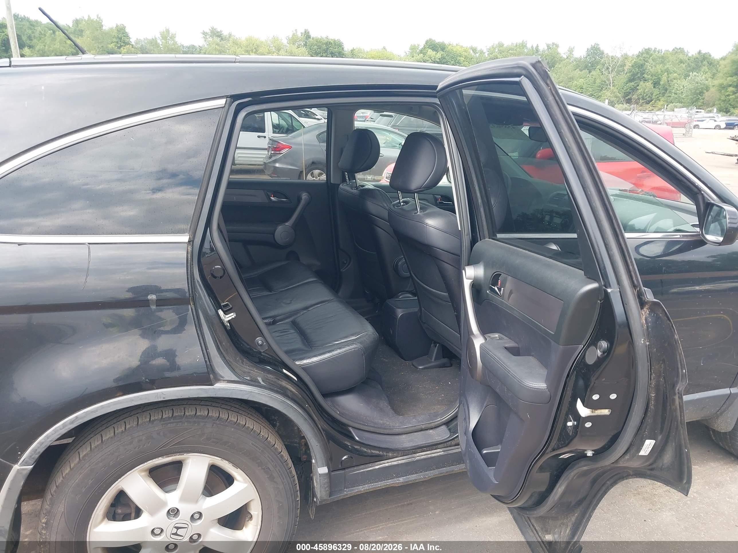 2009 Honda Cr-v Ex-l Black vin: JHLRE48749C011292