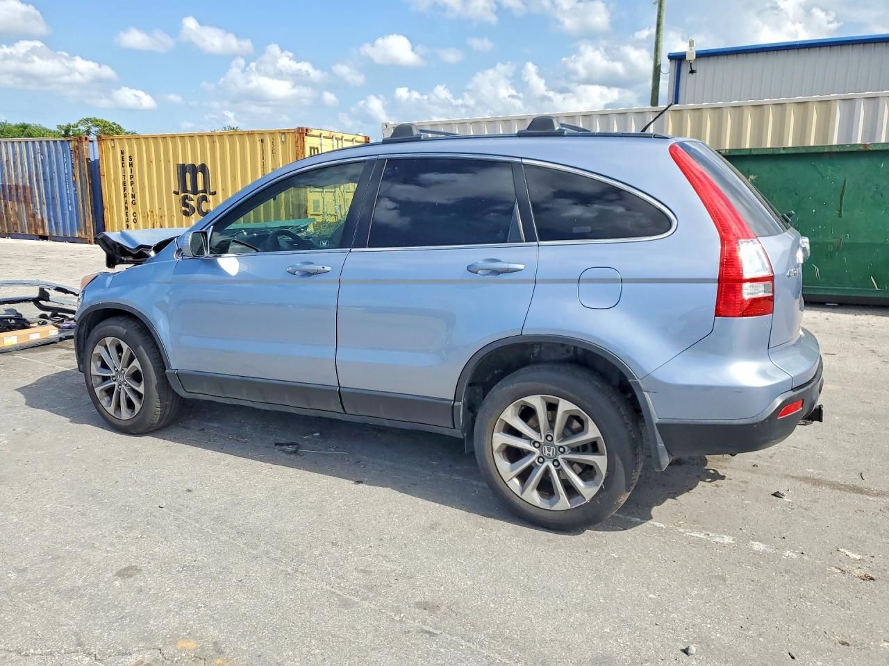 2009 Honda Cr-v Exl Blue vin: JHLRE48749C015620