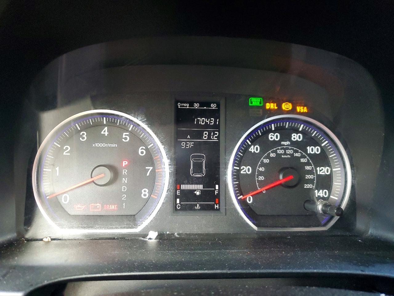 2009 Honda Cr-v Exl Blue vin: JHLRE48749C015620