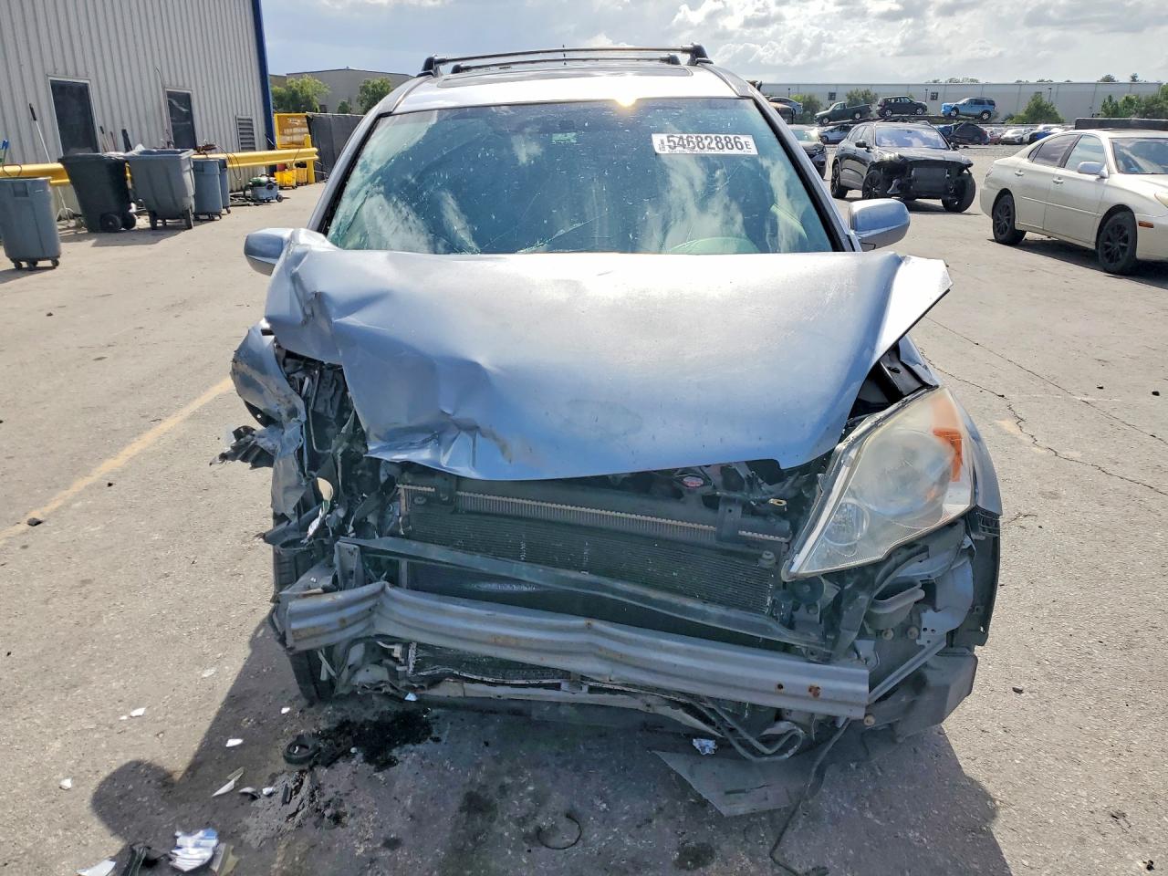 2009 Honda Cr-v Exl Blue vin: JHLRE48749C015620