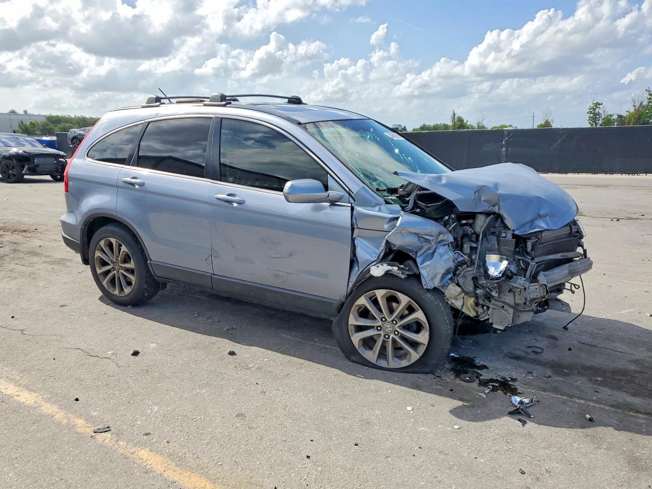 2009 Honda Cr-v Exl Blue vin: JHLRE48749C015620