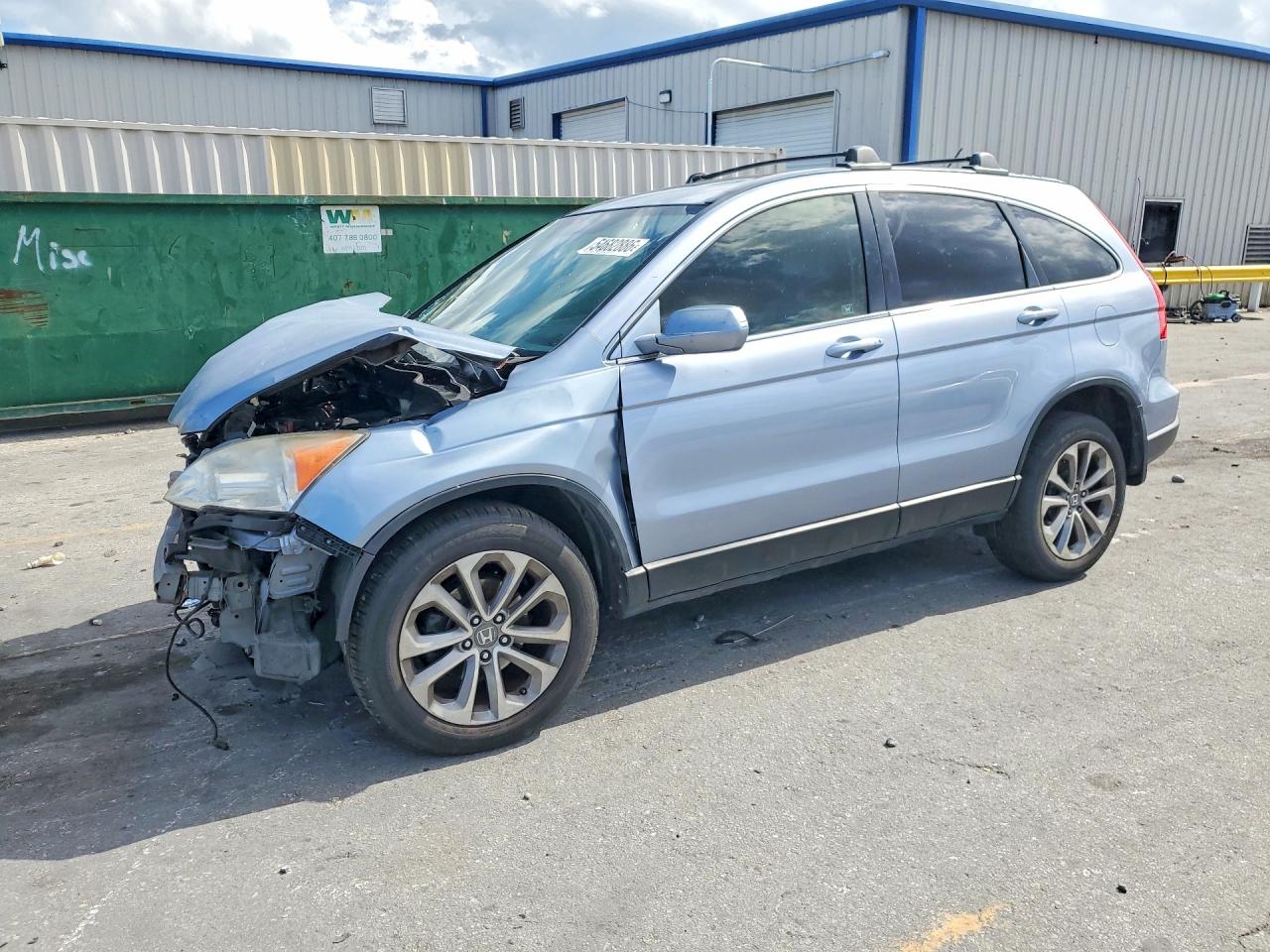 2009 Honda Cr-v Exl Blue vin: JHLRE48749C015620