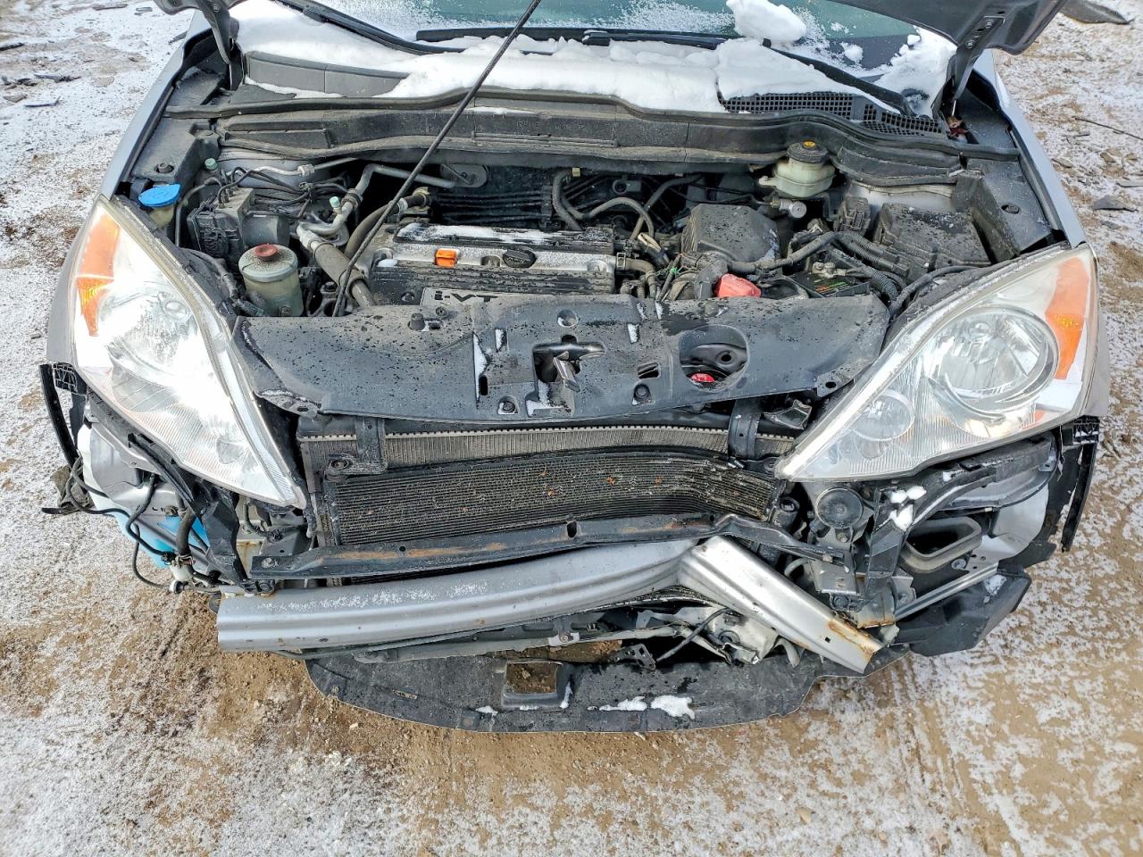 2007 Honda Cr-v Exl Silver vin: JHLRE48757C008060