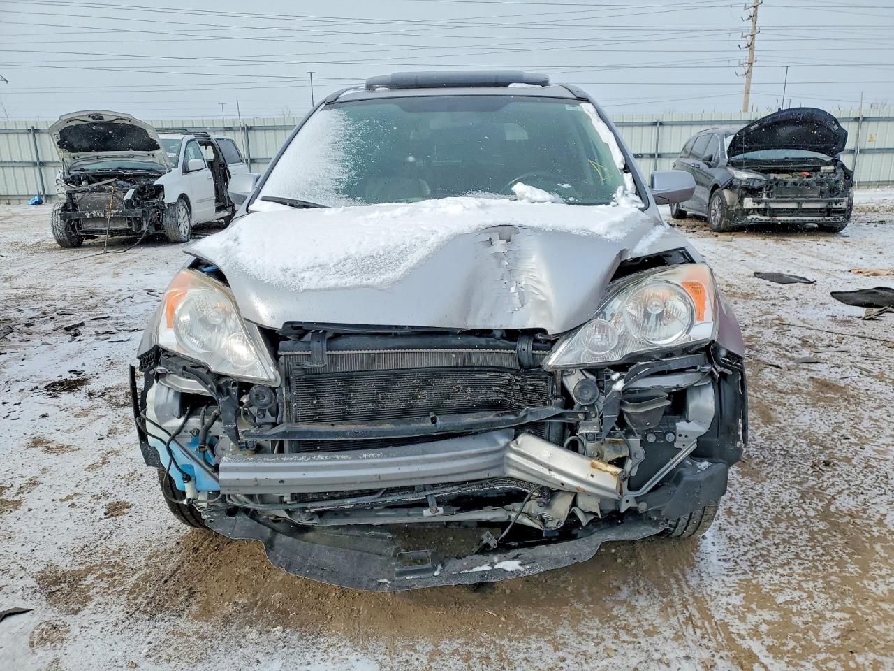 2007 Honda Cr-v Exl Silver vin: JHLRE48757C008060