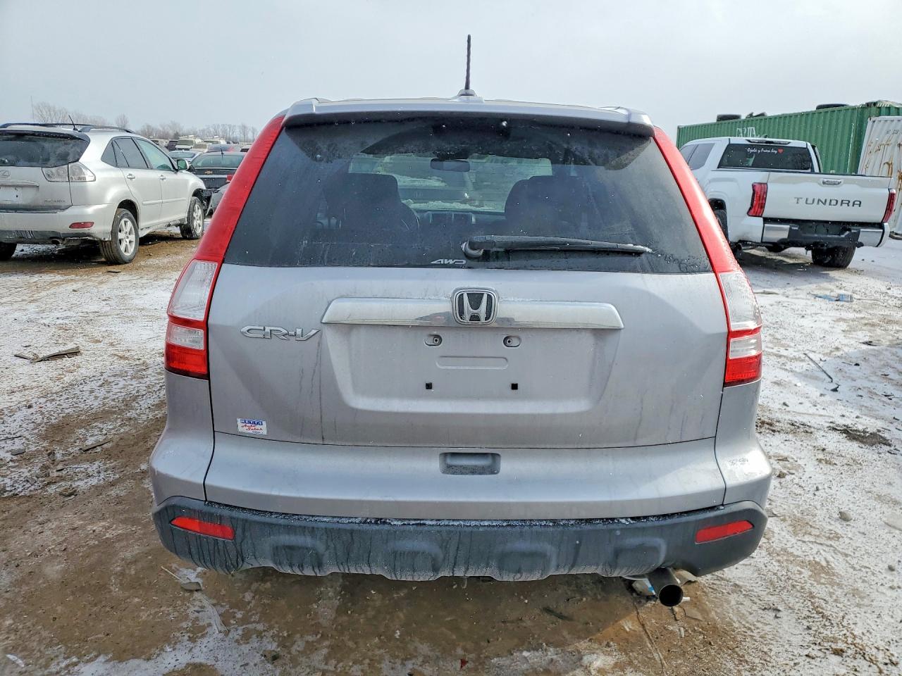 2007 Honda Cr-v Exl Silver vin: JHLRE48757C008060