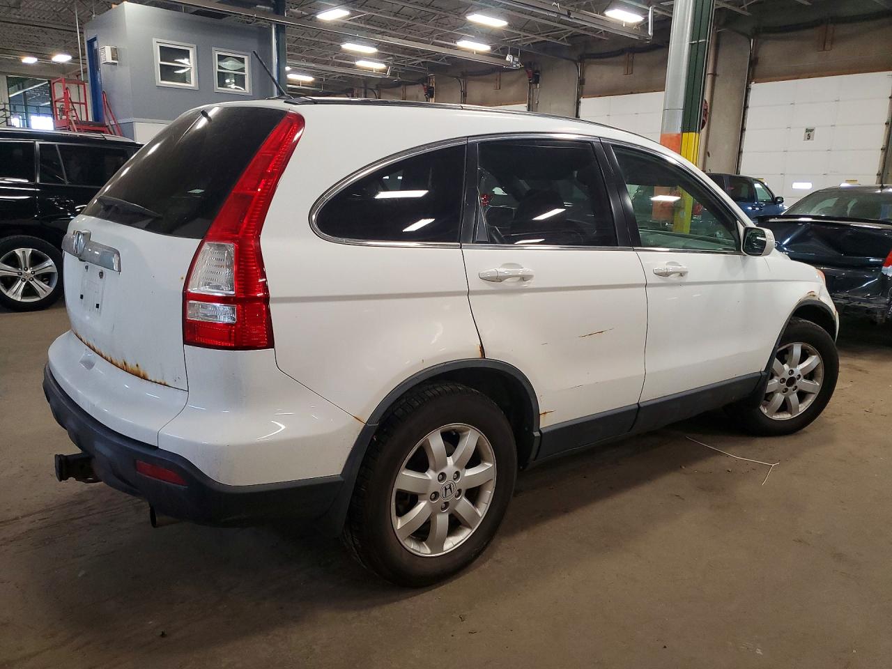 2007 Honda Cr-v Exl White vin: JHLRE48757C008284
