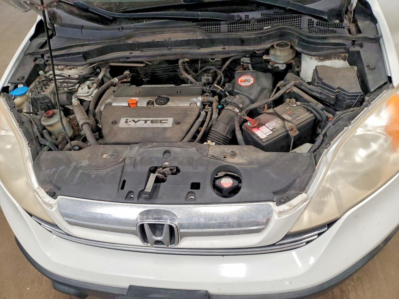 2007 Honda Cr-v Exl White vin: JHLRE48757C008284
