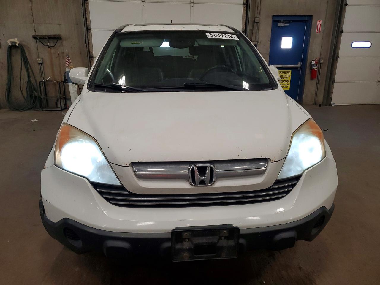2007 Honda Cr-v Exl White vin: JHLRE48757C008284