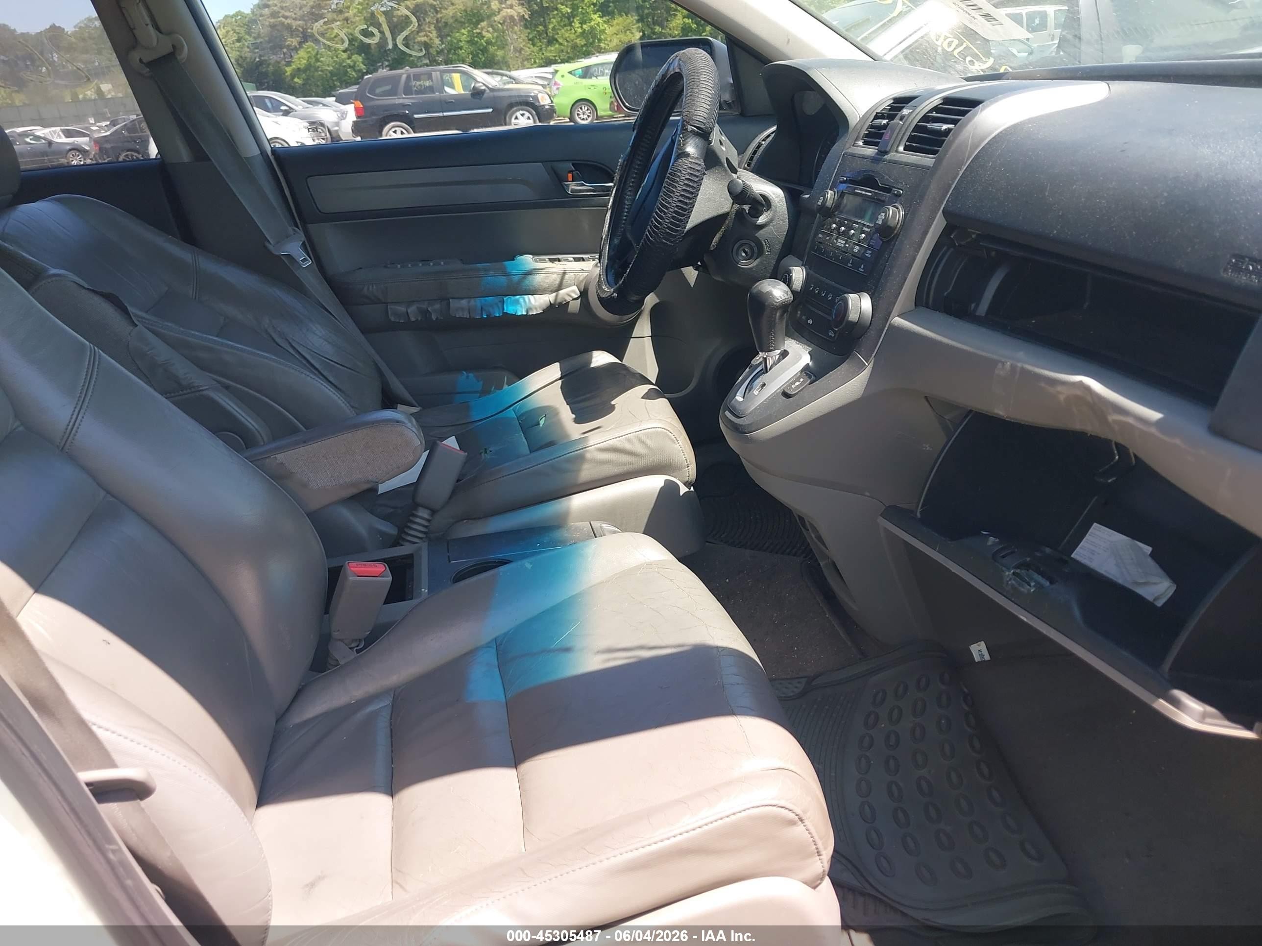 2007 Honda Cr-v Ex-l White vin: JHLRE48757C018328