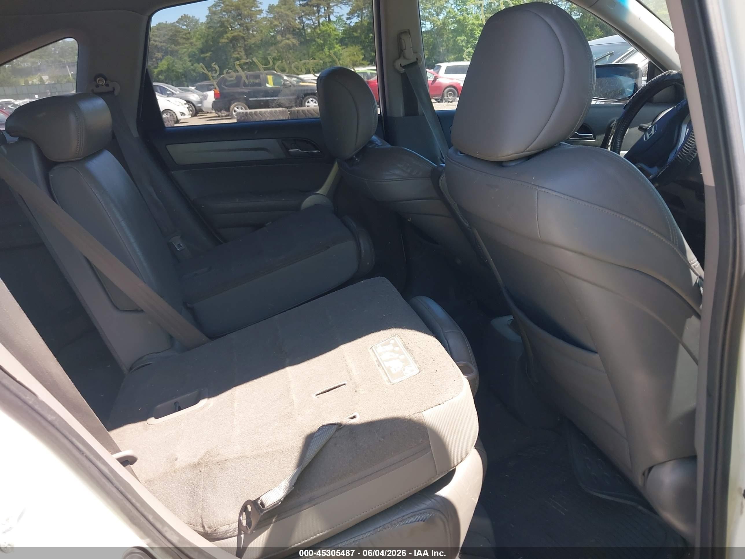 2007 Honda Cr-v Ex-l White vin: JHLRE48757C018328