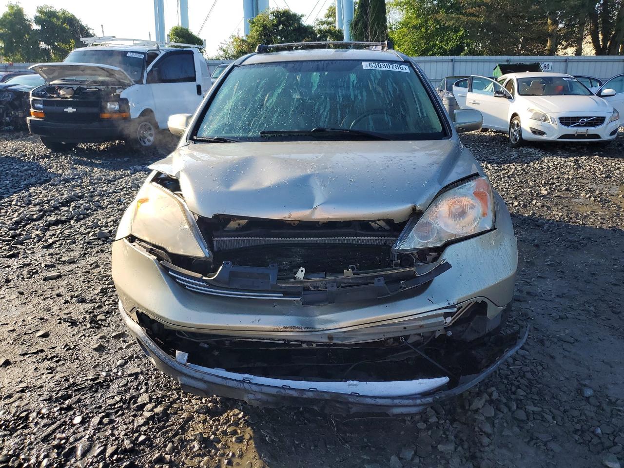 2007 Honda Cr-v Exl Beige vin: JHLRE48757C027787