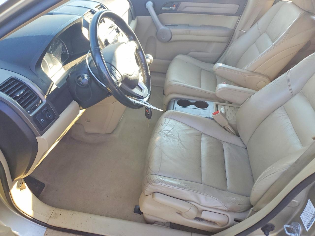 2007 Honda Cr-v Exl Beige vin: JHLRE48757C027787