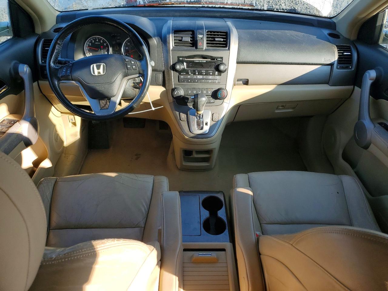 2007 Honda Cr-v Exl Beige vin: JHLRE48757C027787