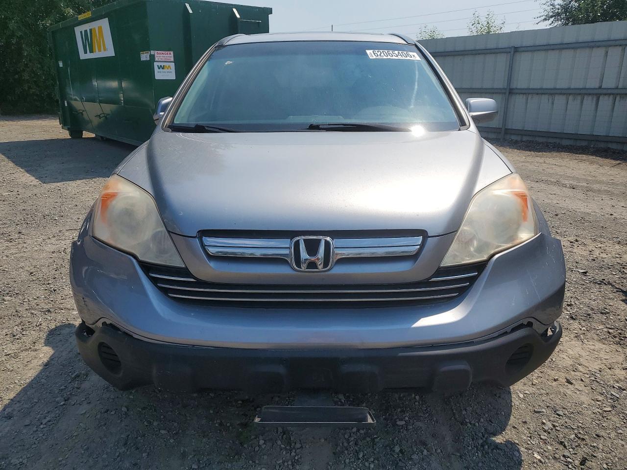 2007 Honda Cr-v Exl Silver vin: JHLRE48757C036344