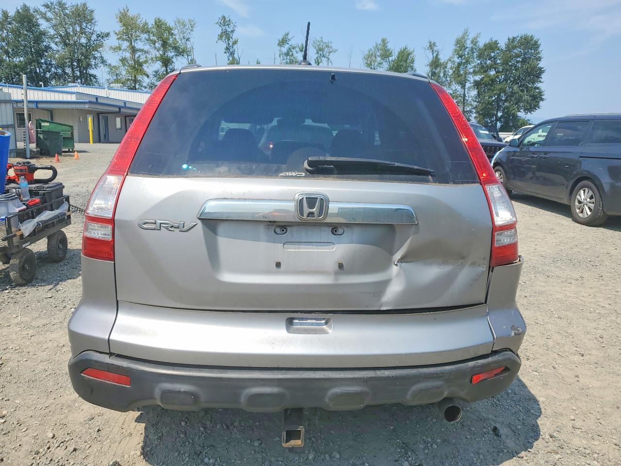 2007 Honda Cr-v Exl Silver vin: JHLRE48757C036344