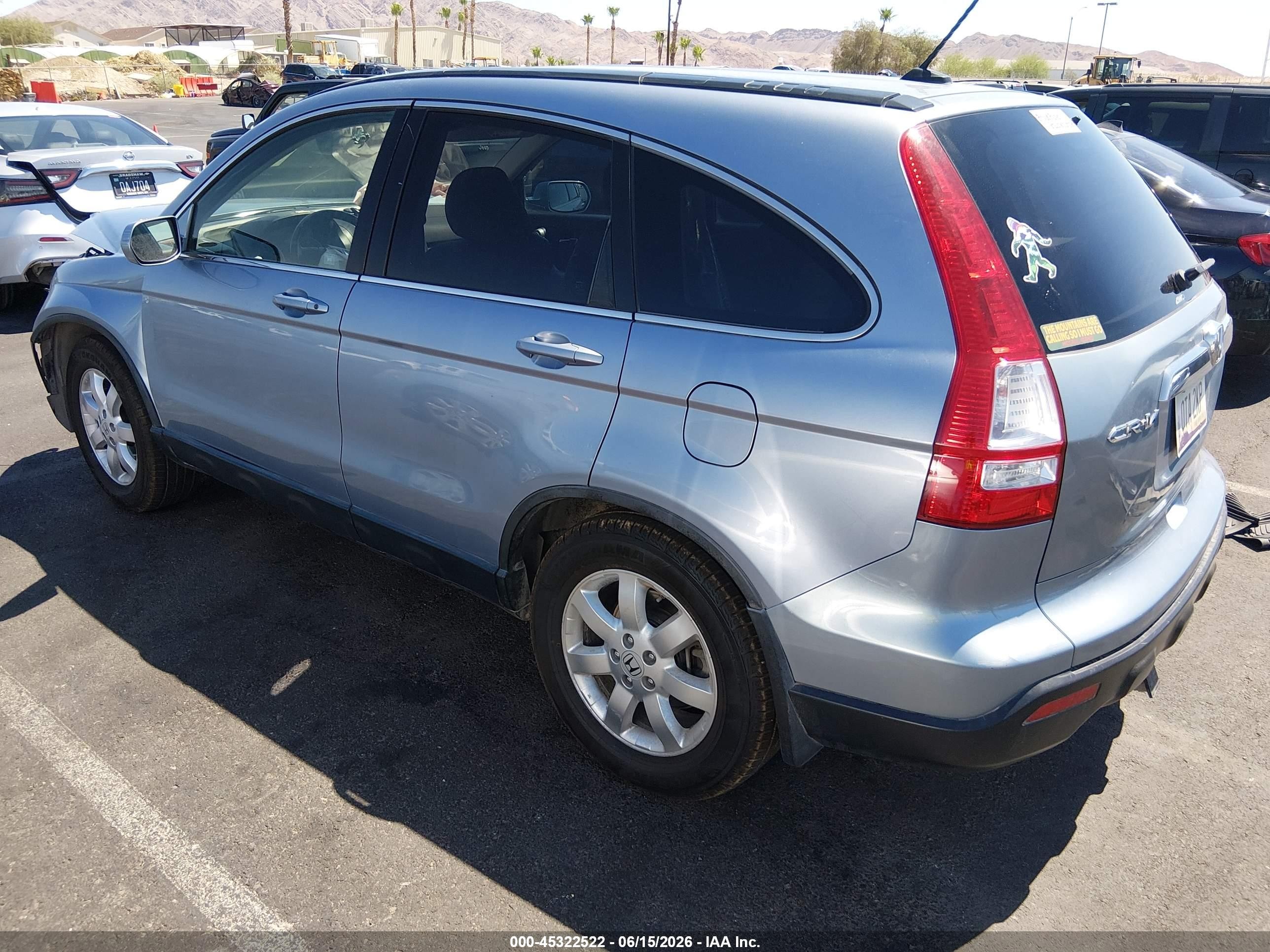 2007 Honda Cr-v Ex-l Blue vin: JHLRE48757C052785