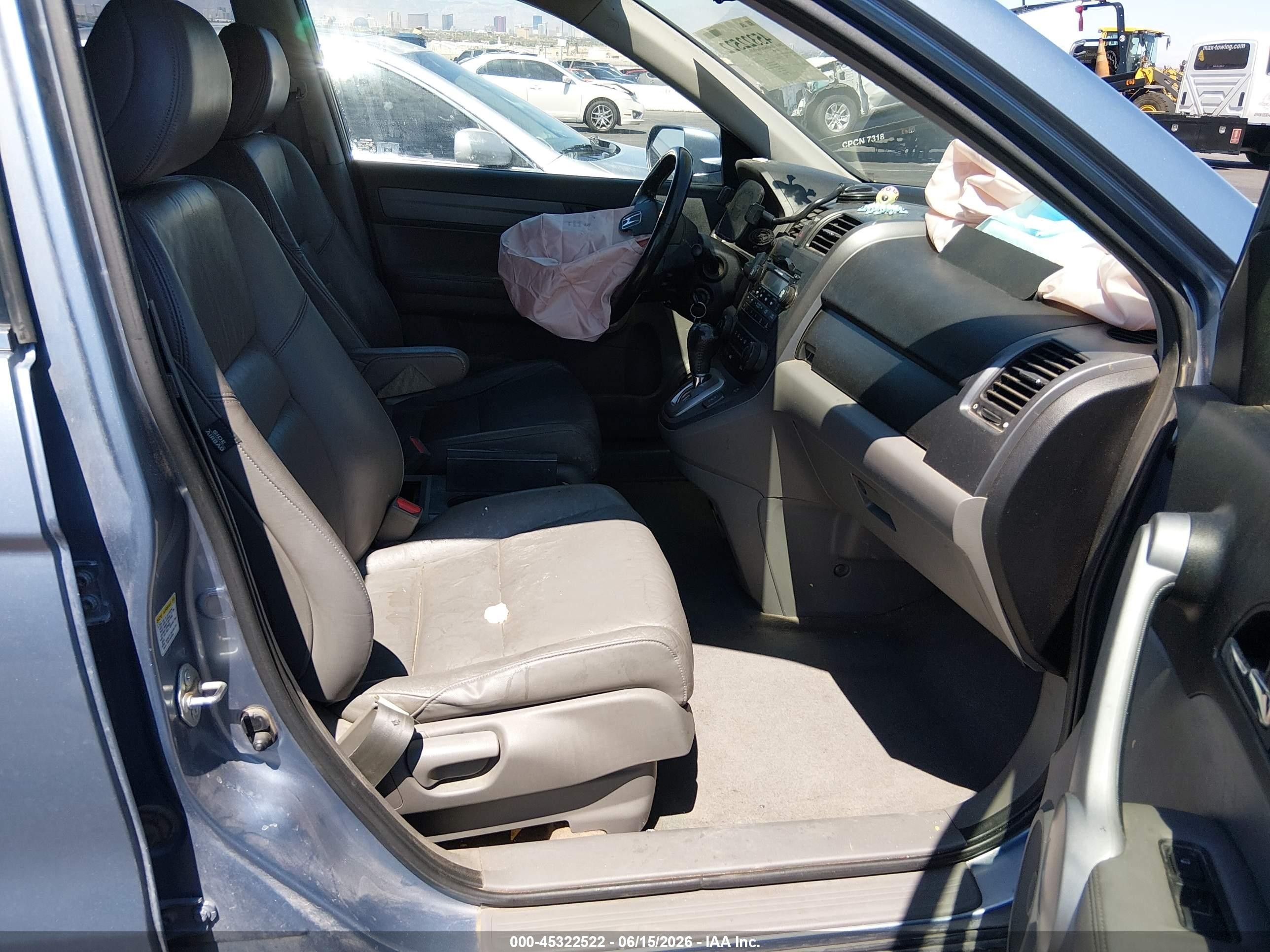 2007 Honda Cr-v Ex-l Blue vin: JHLRE48757C052785