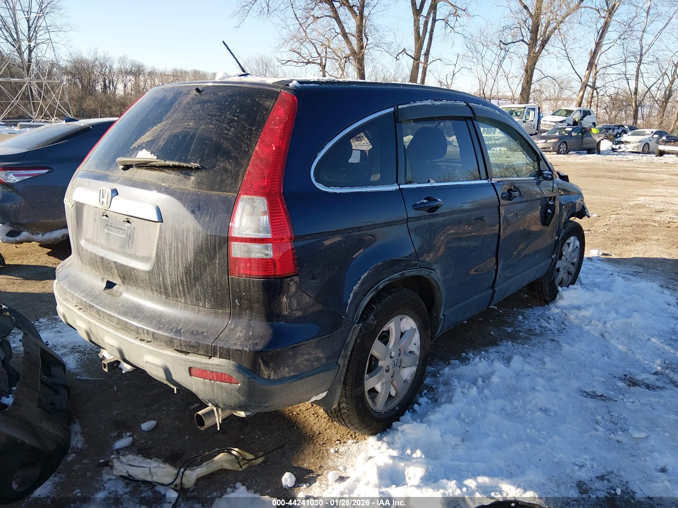 2007 Honda Cr-v Ex-l Синий vin: JHLRE48757C053905