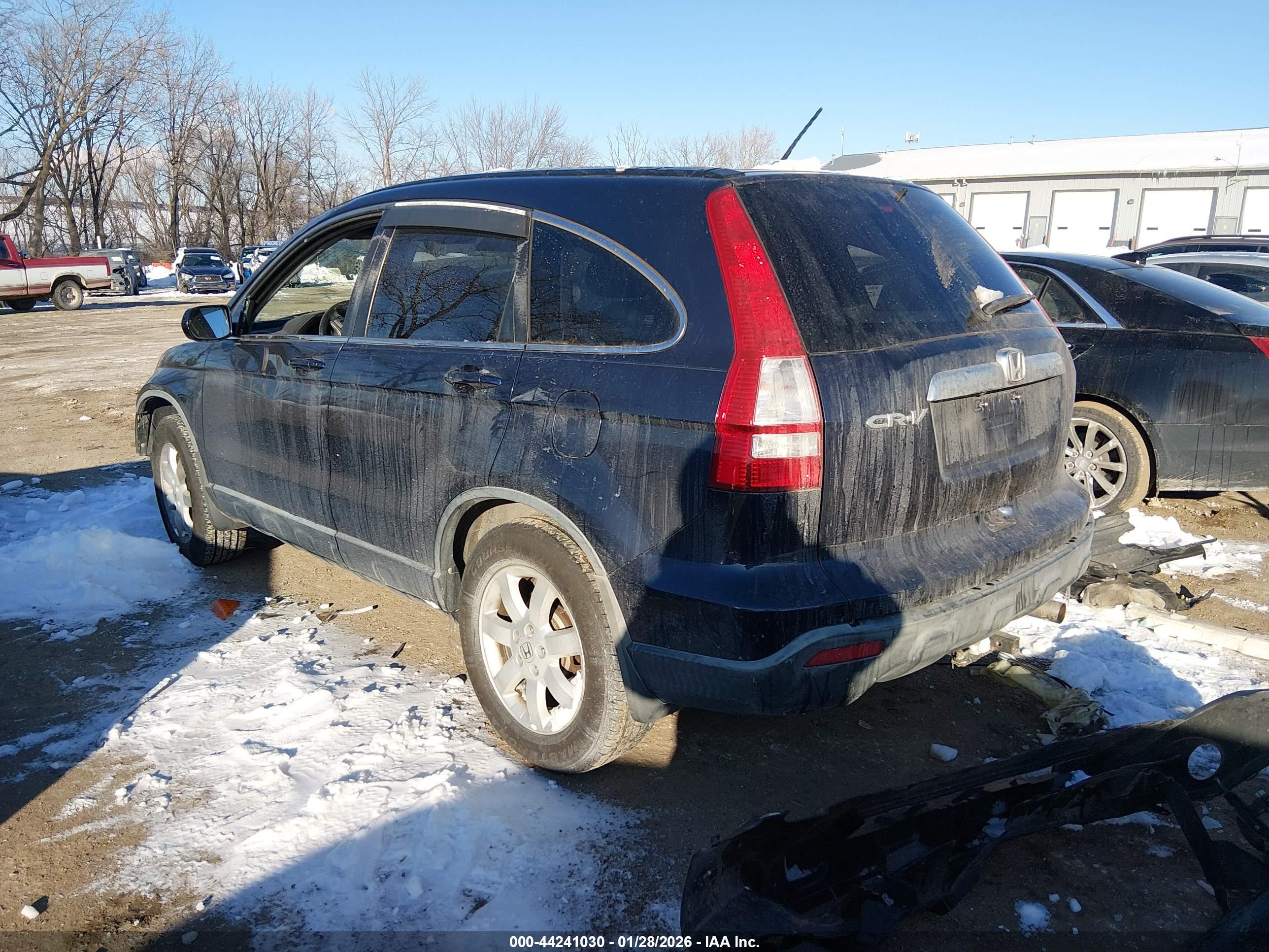 2007 Honda Cr-v Ex-l Синий vin: JHLRE48757C053905