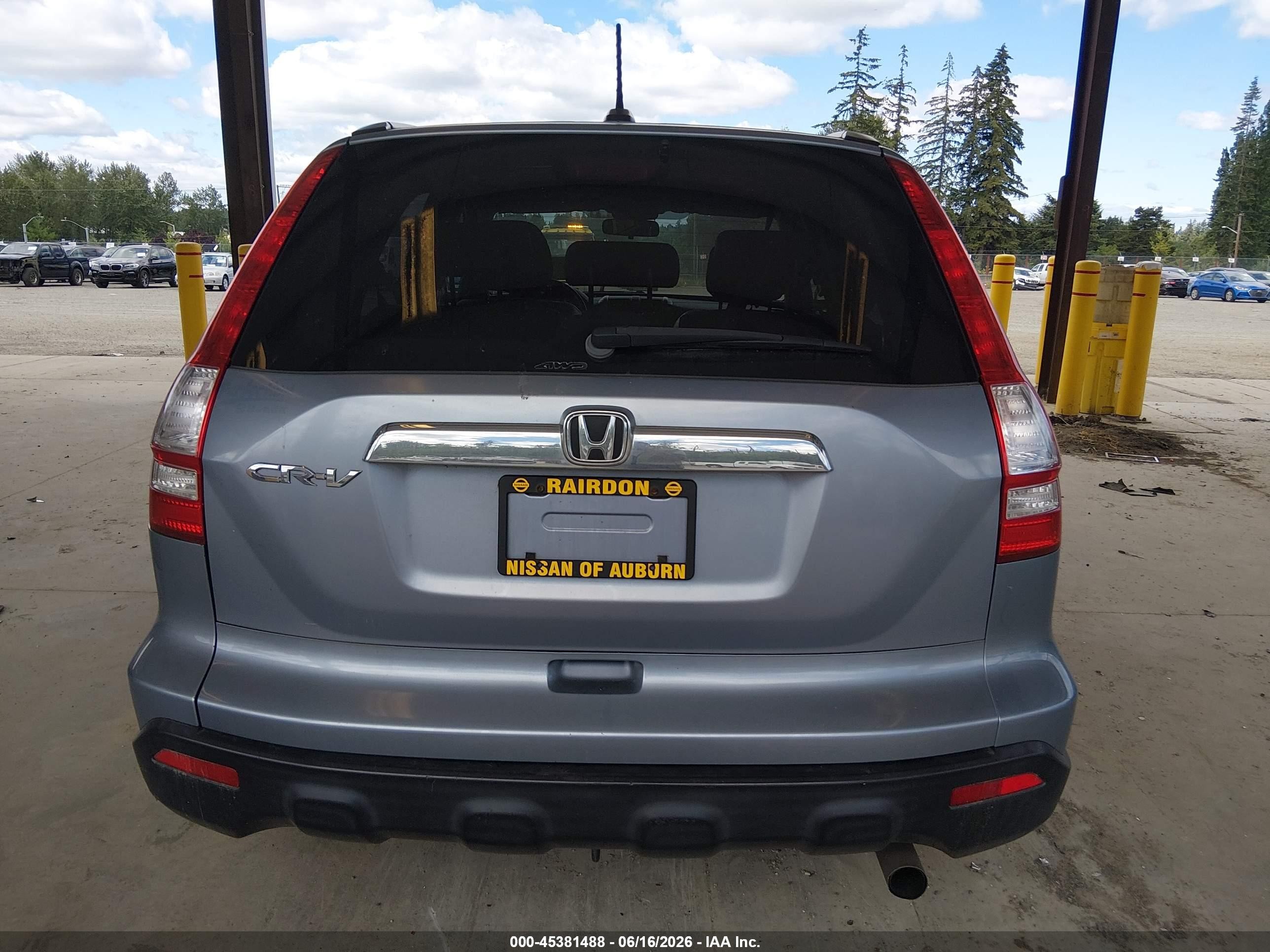 2007 Honda Cr-v Ex-l Light Blue vin: JHLRE48757C071479