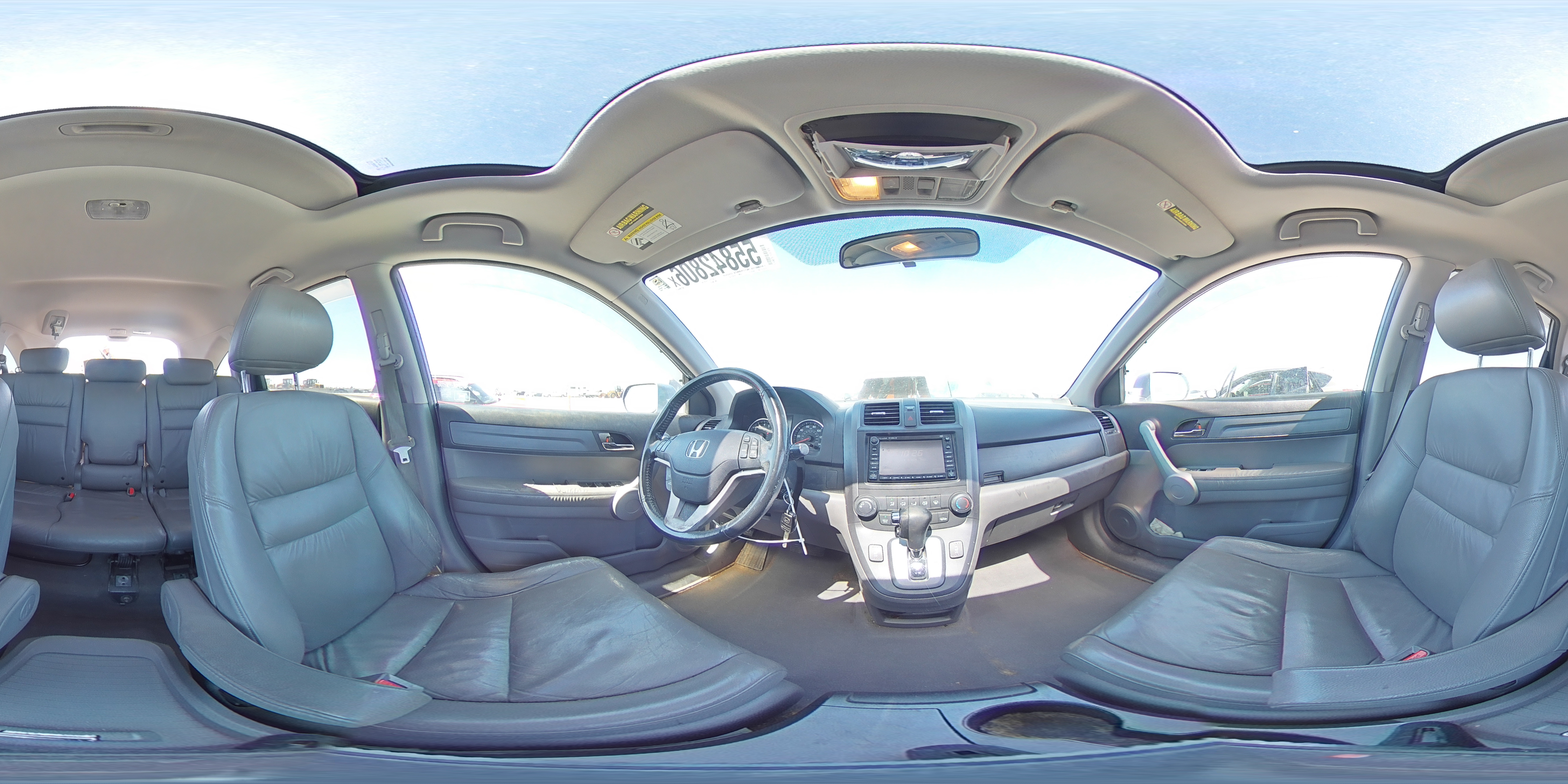 2007 Honda Cr-v Exl Синий vin: JHLRE48757C093837