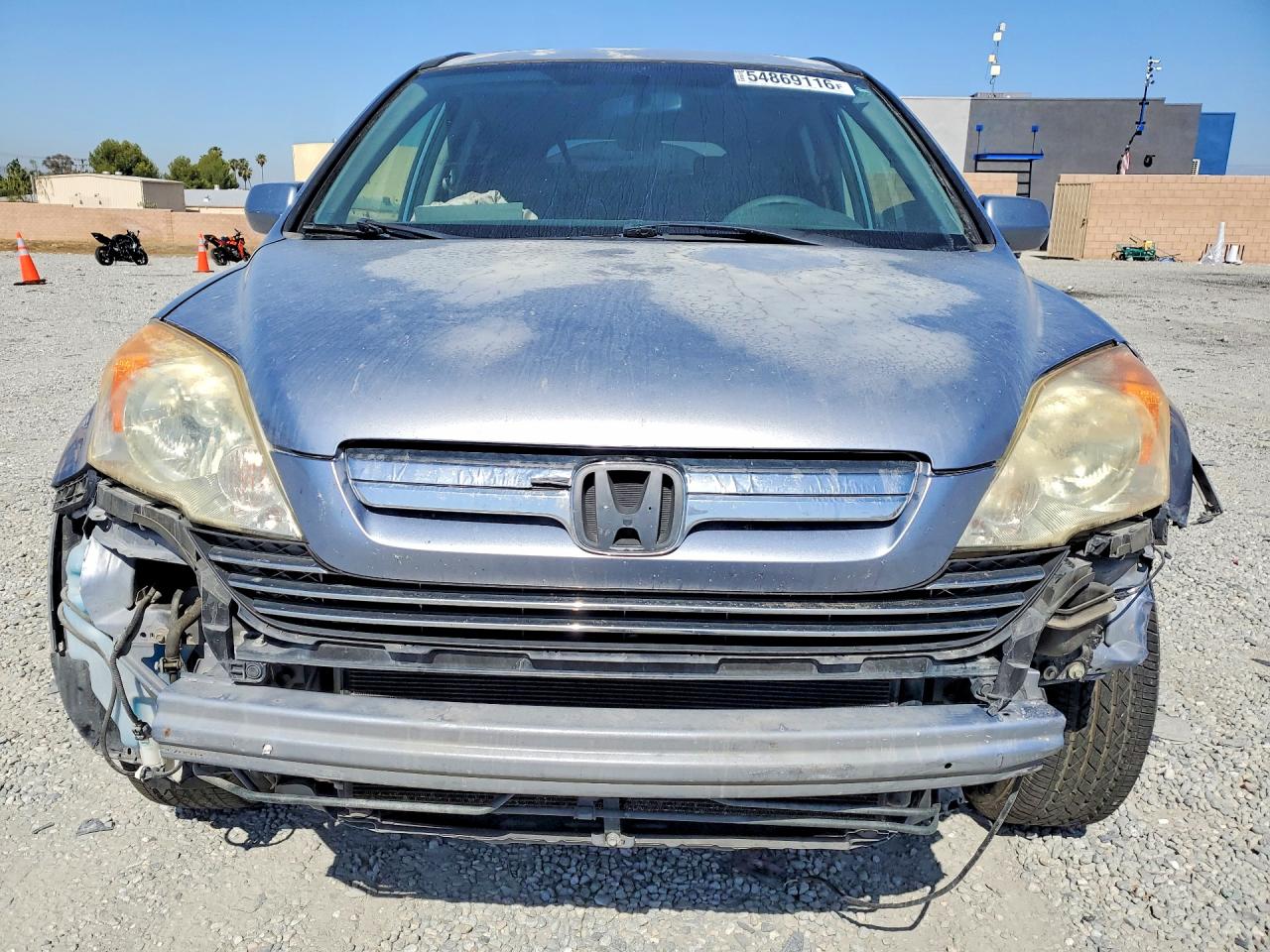 2007 Honda Cr-v Exl Blue vin: JHLRE48757C107820