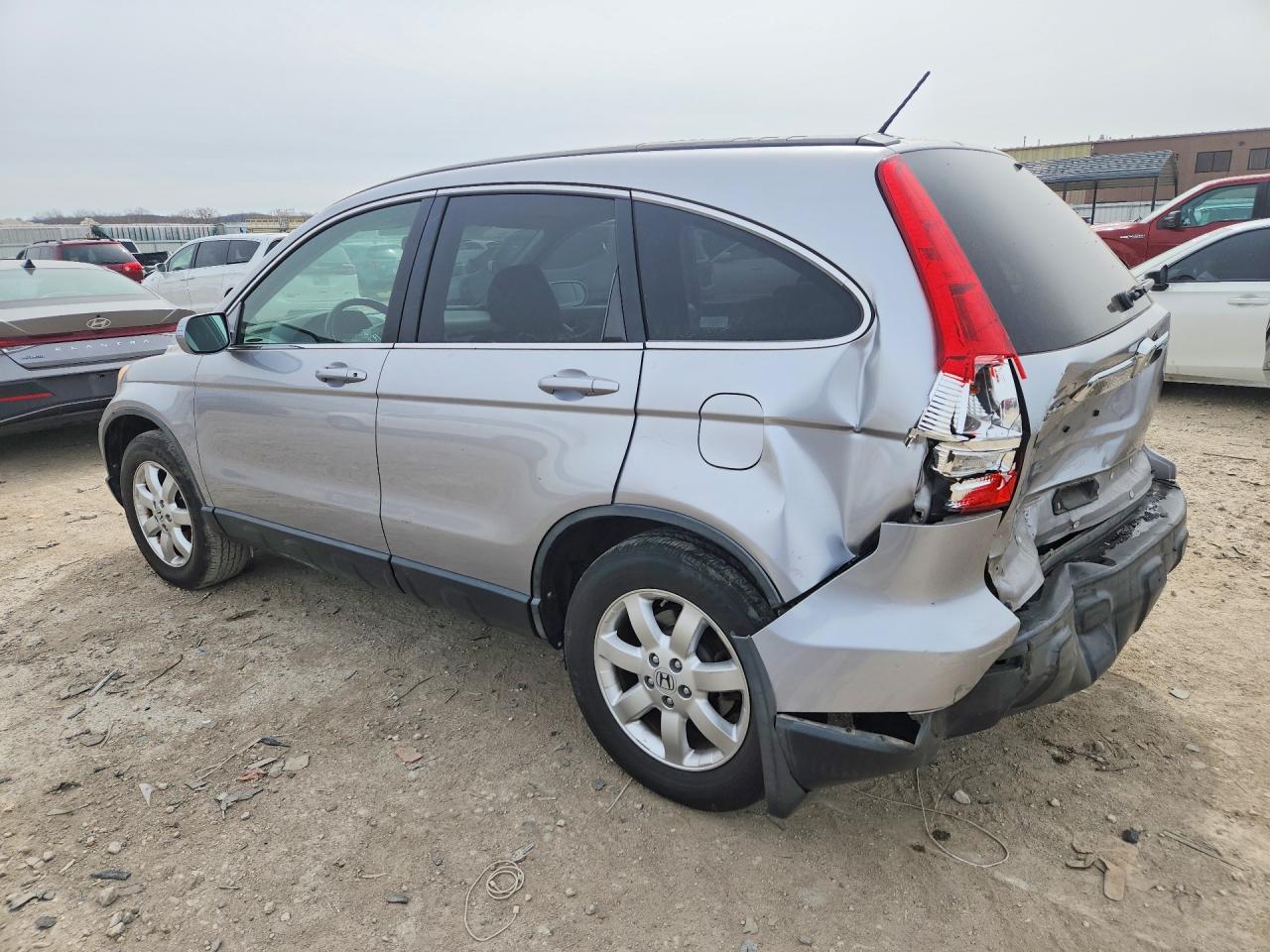 2007 Hond Cr-v Silver vin: JHLRE48757C109549
