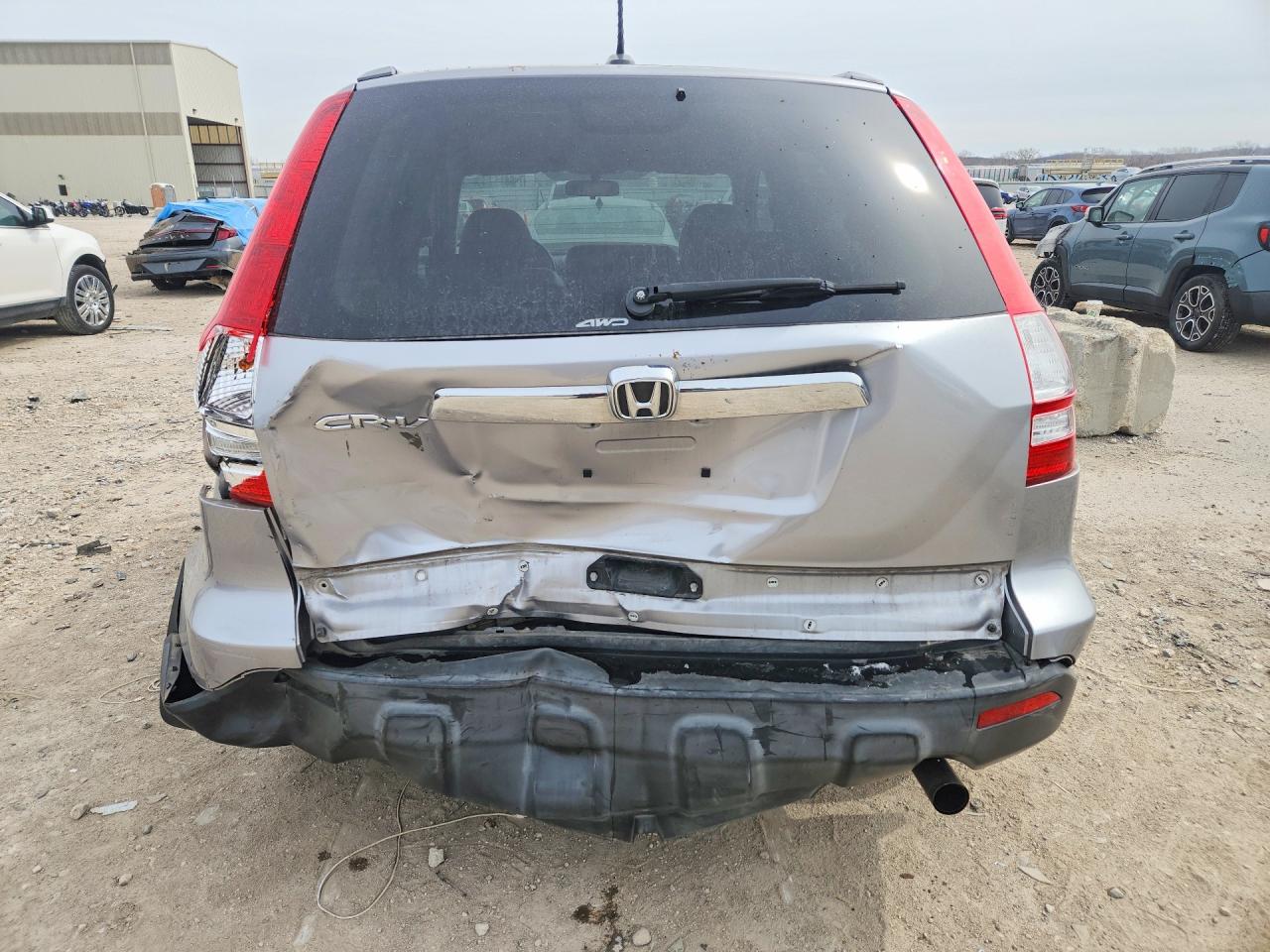 2007 Hond Cr-v Silver vin: JHLRE48757C109549
