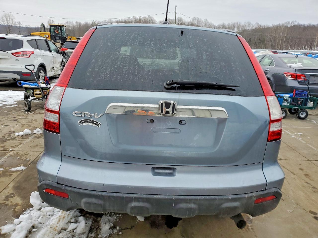 2007 Honda Cr-v Exl Blue vin: JHLRE48757C115836